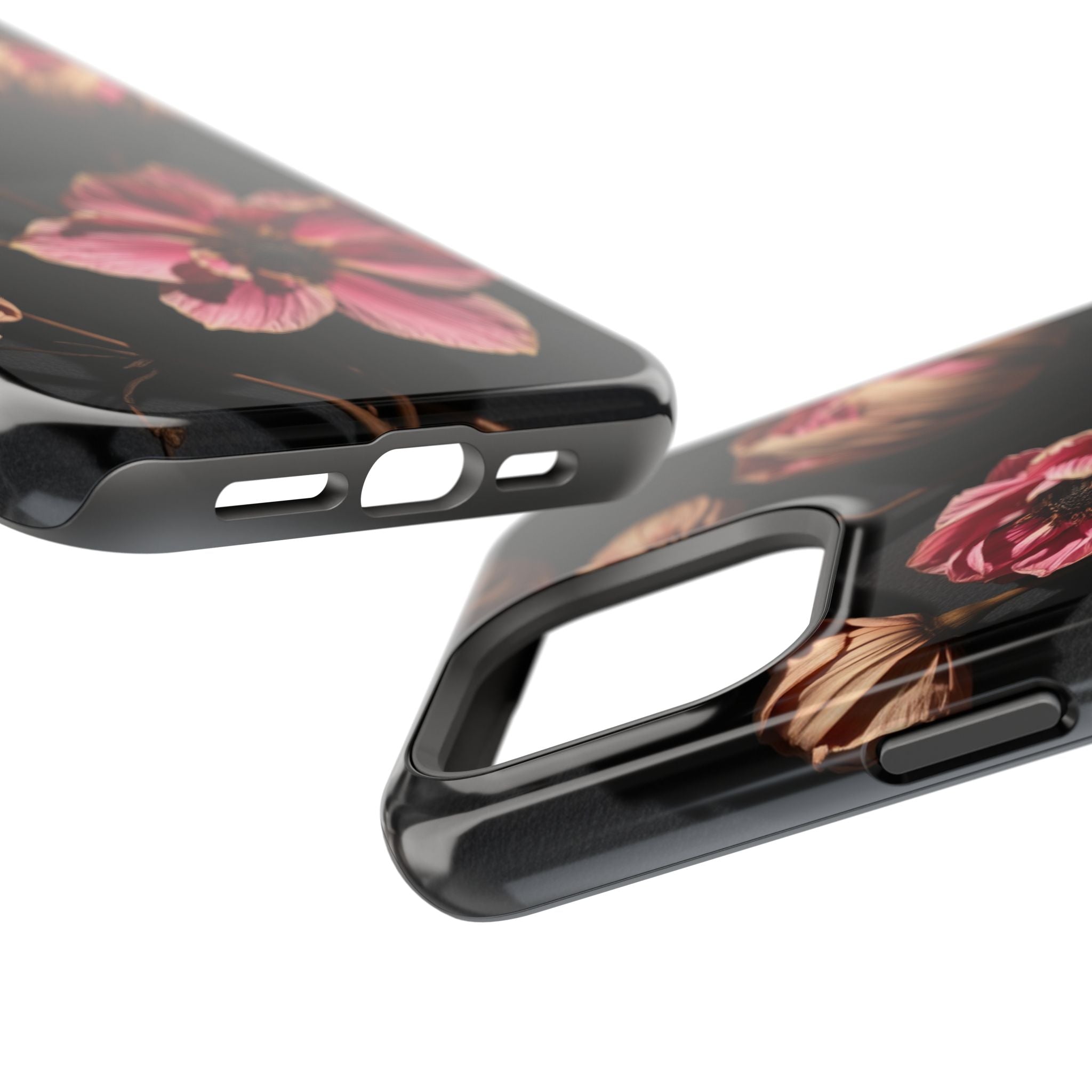 iPhone Dried Flower Flat Lay Electric Art Slim Snap Case · iPhone Case