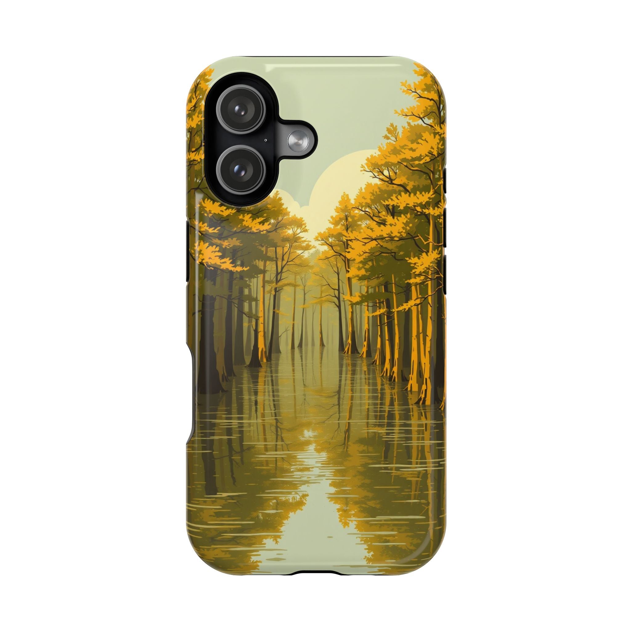 iPhone Cypress Swamp Enchanted Art Bold Modern Everyday Snap Case · iPhone Case