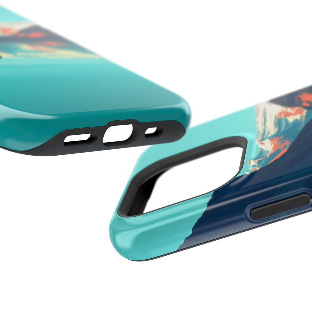 iPhone Glacier Lake Bold Art 16 Slim Everyday Designer Case · iPhone Case