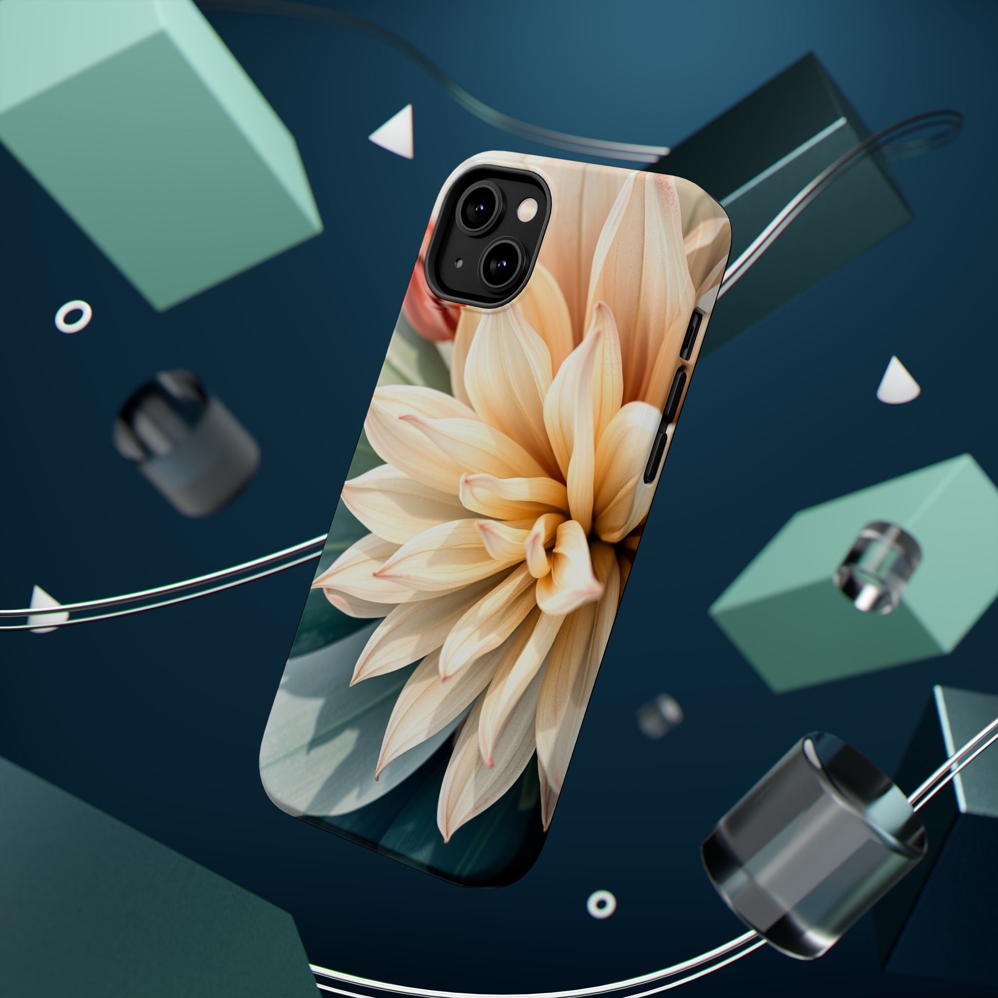 iPhone Neon Floral Radiant Design Clean Minimal Snap Case · iPhone Case
