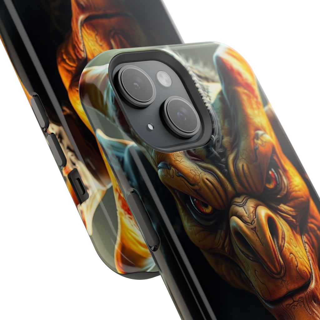 iPhone Mustard And Rust Goblin Mode Activated Slim Everyday Designer Case · iPho