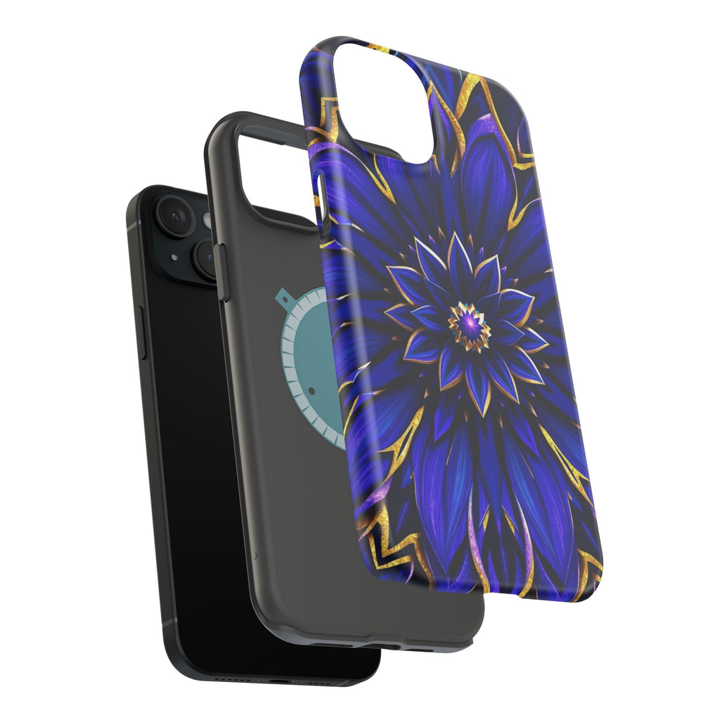iPhone Floral Mandala Electric Art 14 Slim Everyday Designer Case · iPhone Case