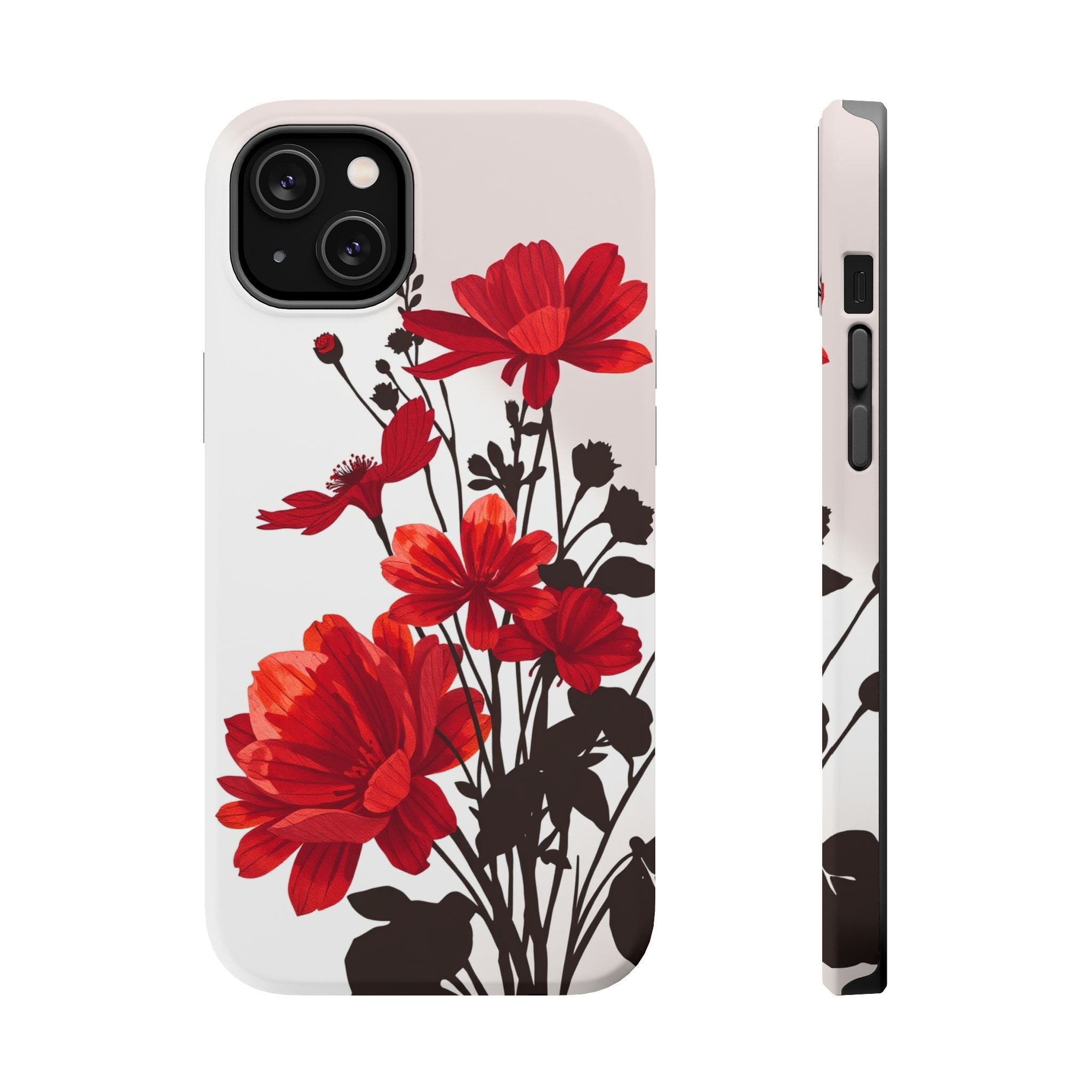iPhone Floral Silhouette Cinematic Art Slim Snap Case · iPhone Case