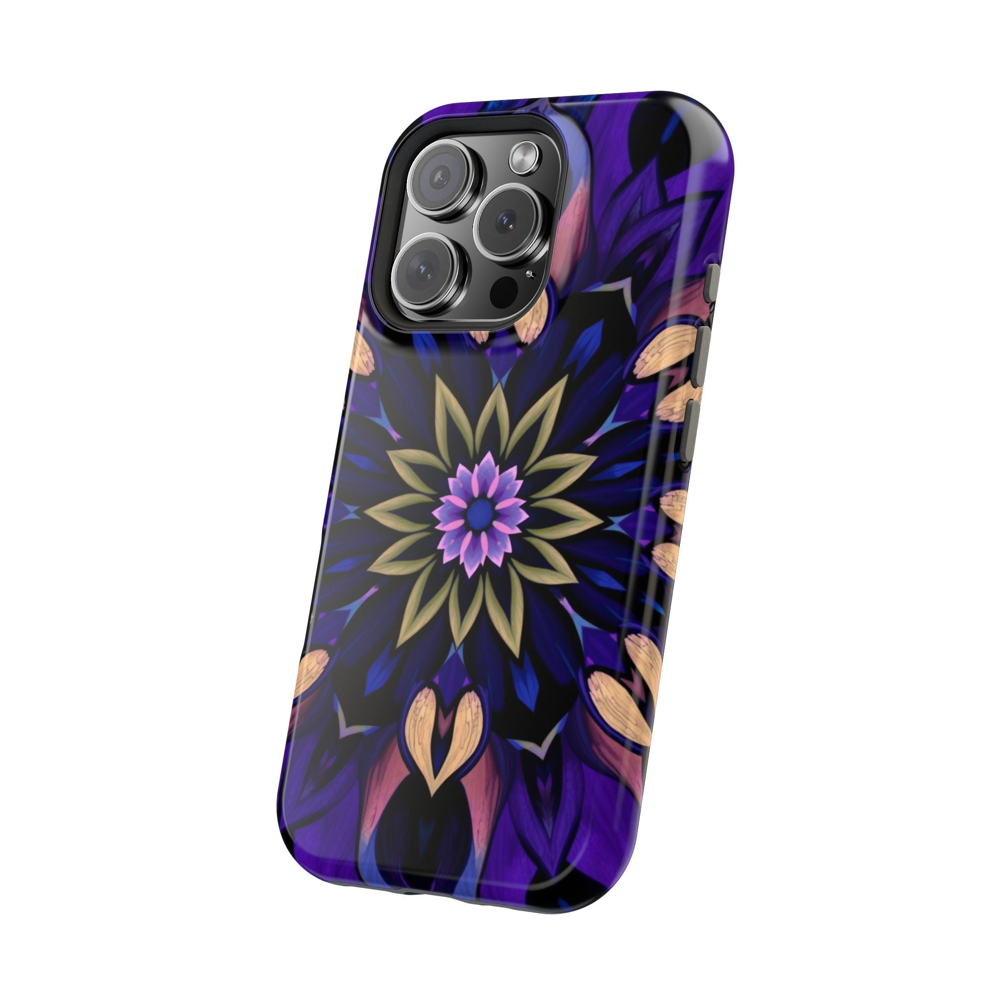 iPhone Floral Mandala Mystic Art Bold Modern Everyday Snap Case · iPhone Case