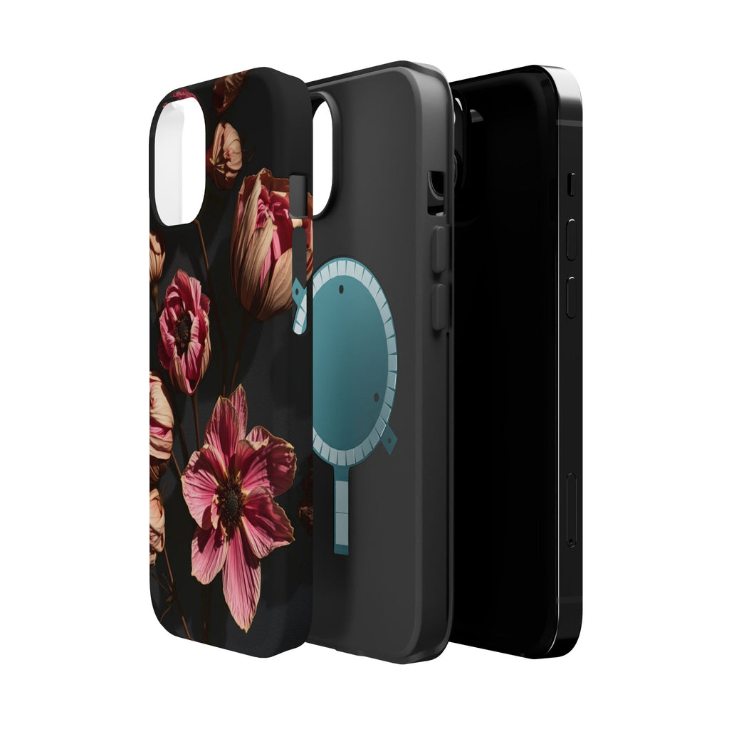 iPhone Dried Flower Flat Lay Electric Art Slim Snap Case · iPhone Case