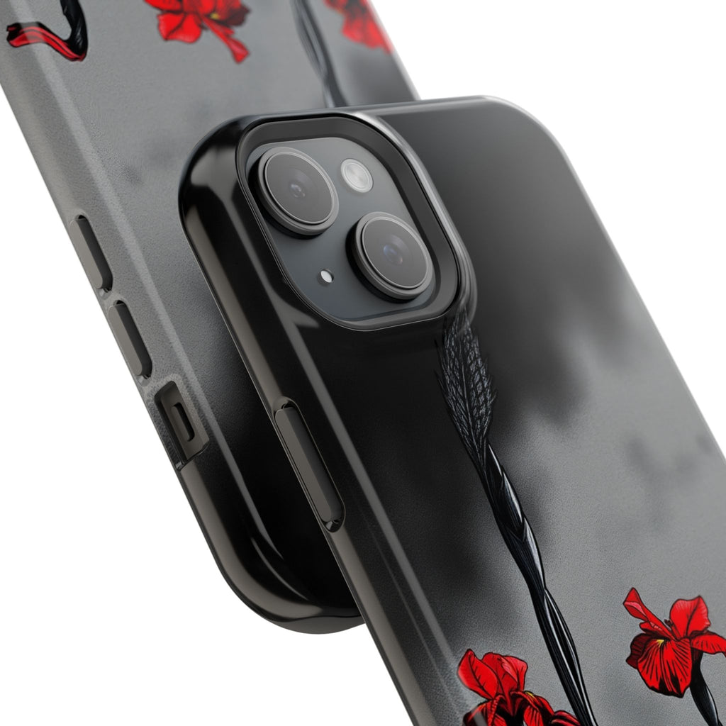 iPhone Iris Garden Cinematic Art Soft Finish Everyday Cas Slim Snap Case · iPhon