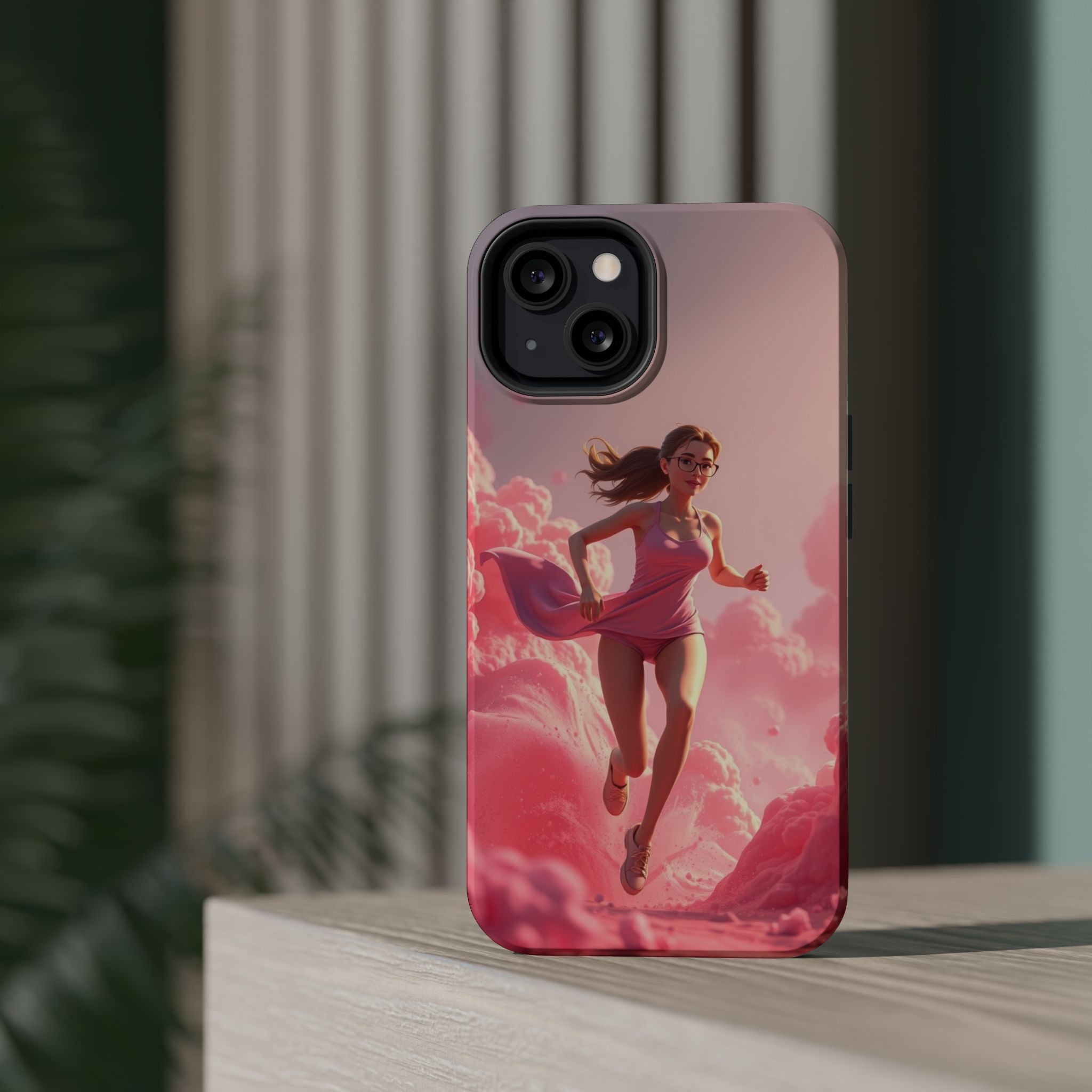 iPhone on Fumes 3D Digital Bold Modern Everyday Snap Case · iPhone Case