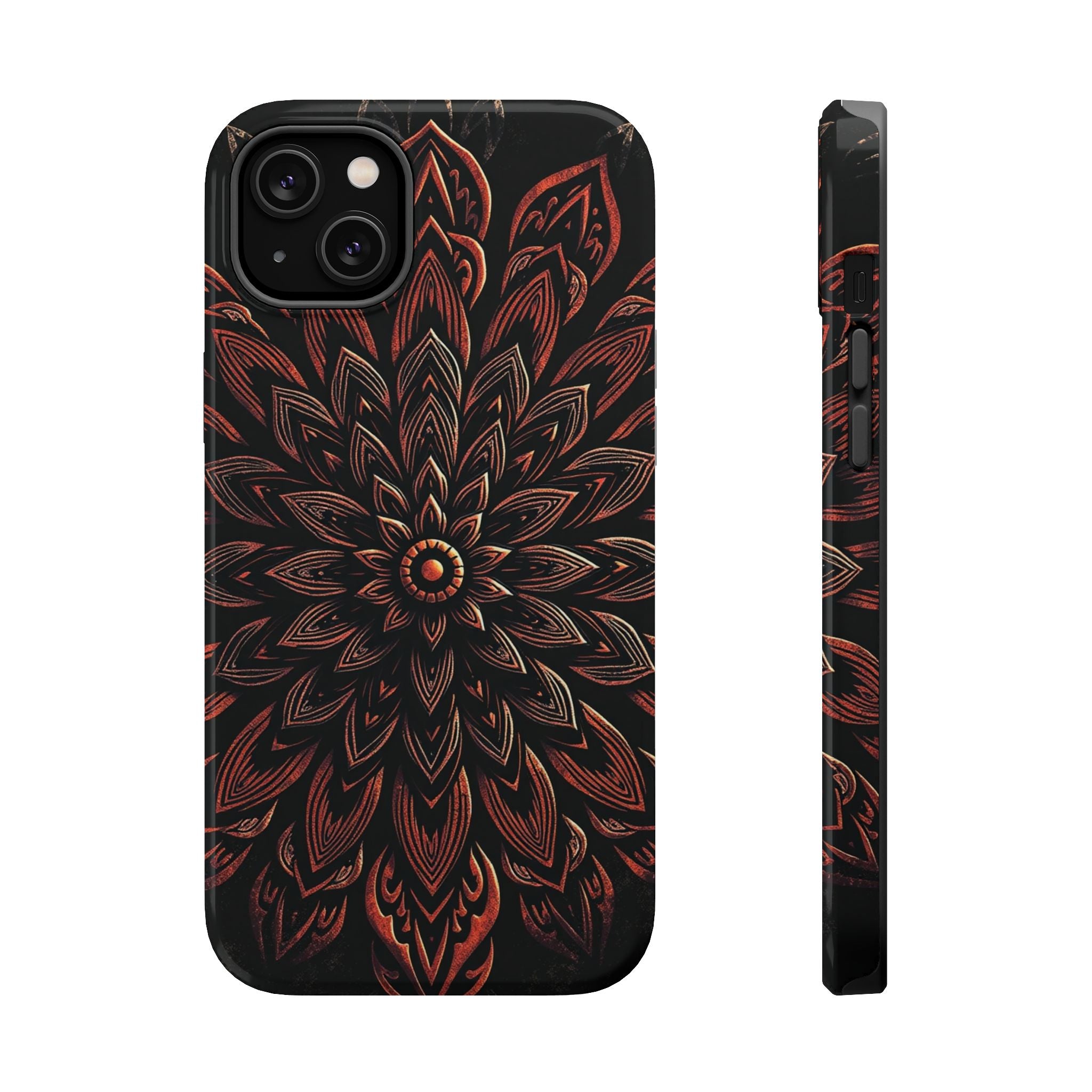 iPhone Floral Mandala Vintage Retro Poster Slim iPhone Everyday · iPhone Case