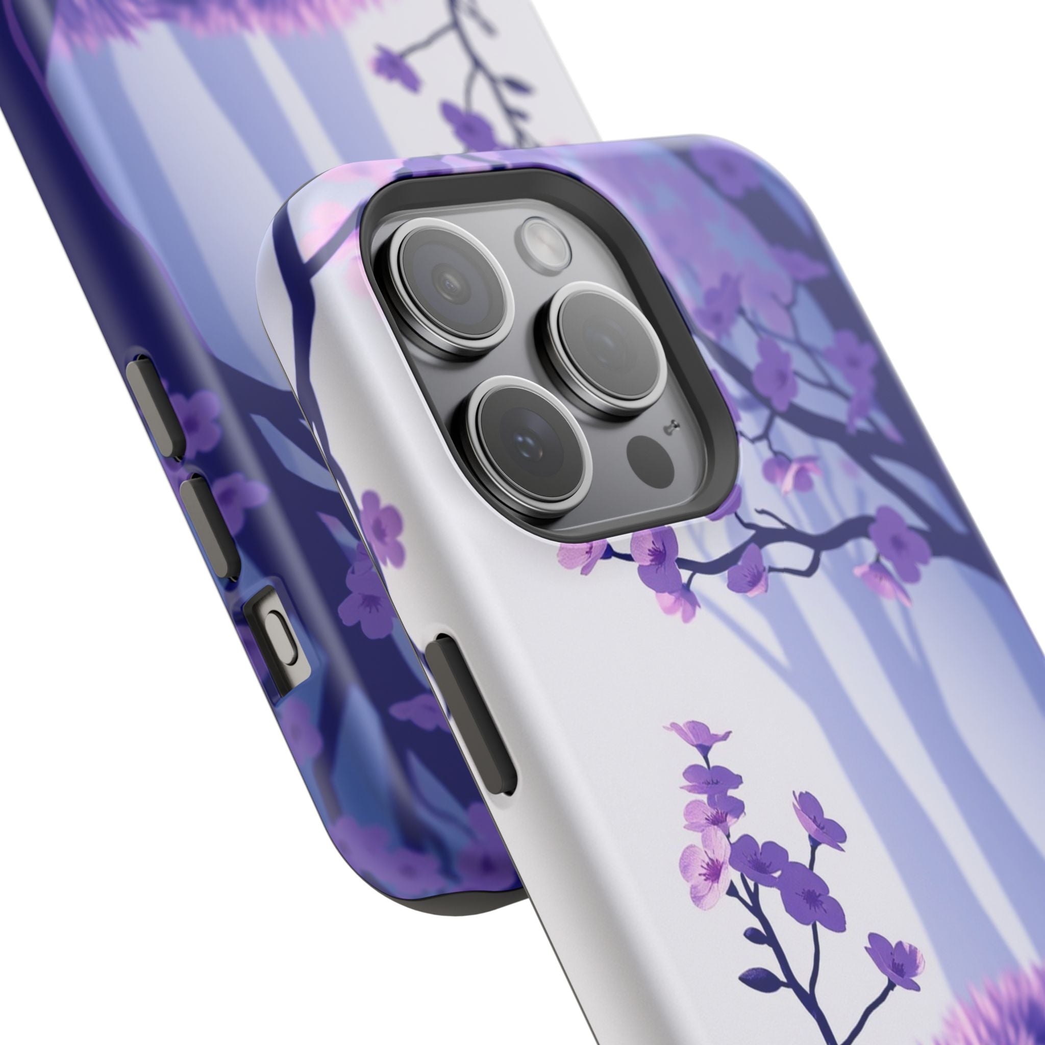 iPhone Blossom Trail Paper Cut Art Bold Modern Everyday Snap Case · iPhone Case