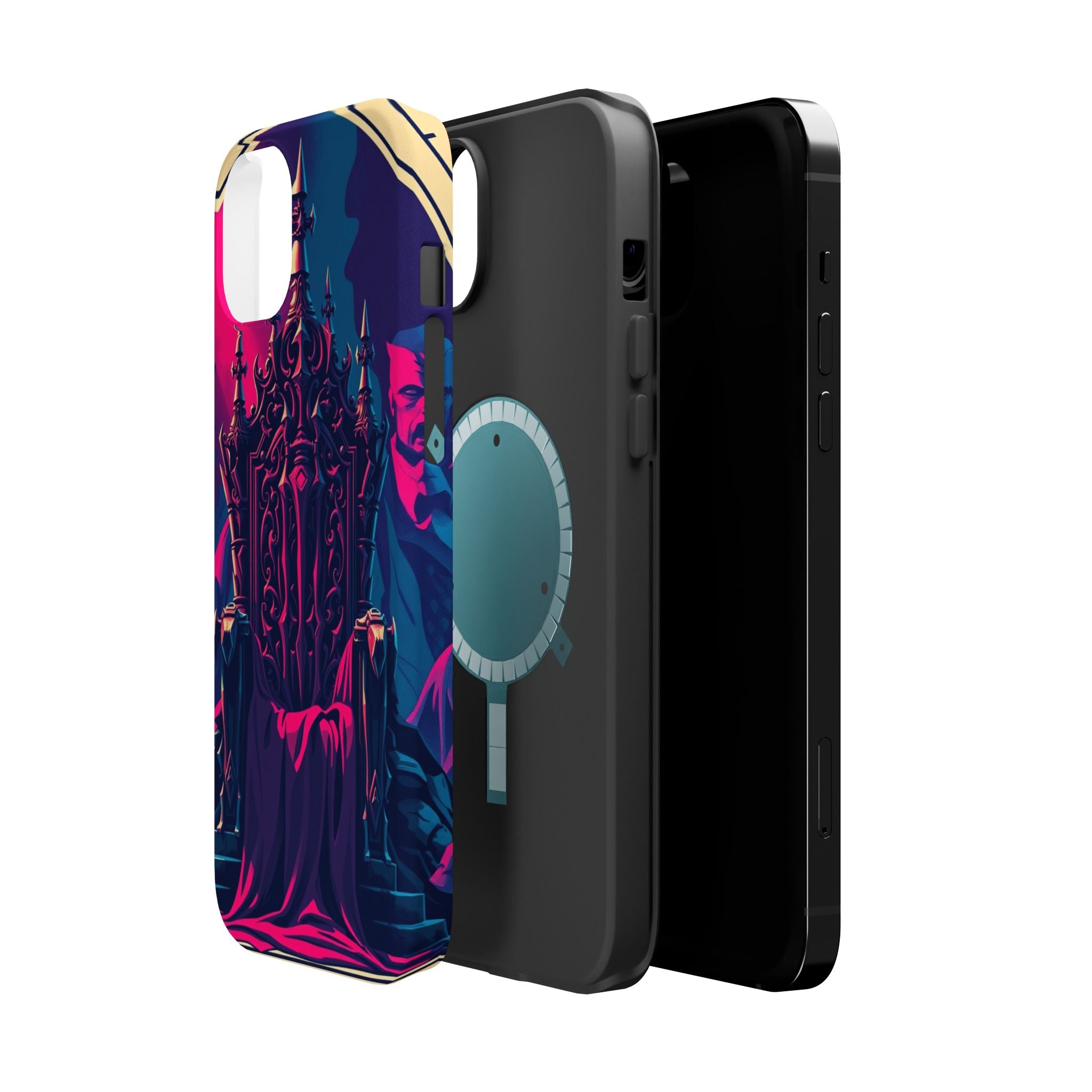 iPhone Lich King Throne Vintage Retro Poster Slim Everyday Designer Case · iPhon