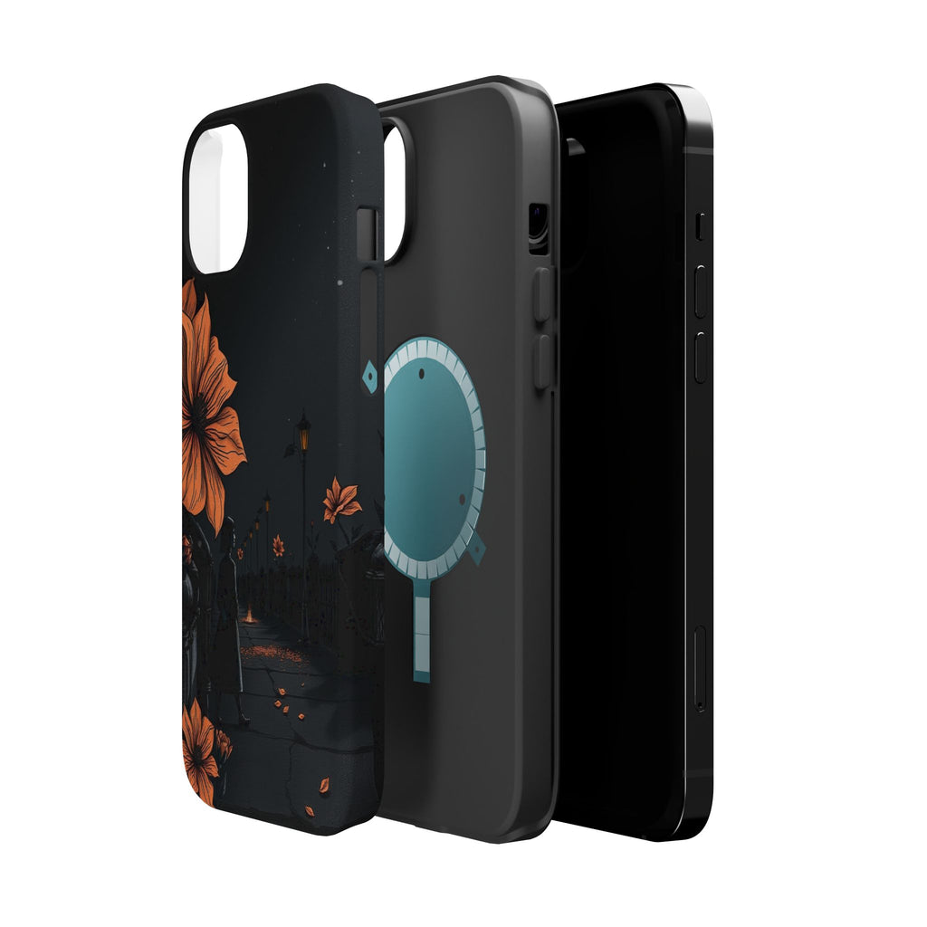 iPhone Night Bloomer Electric Art Bold Modern Everyday Snap Case · iPhone Case