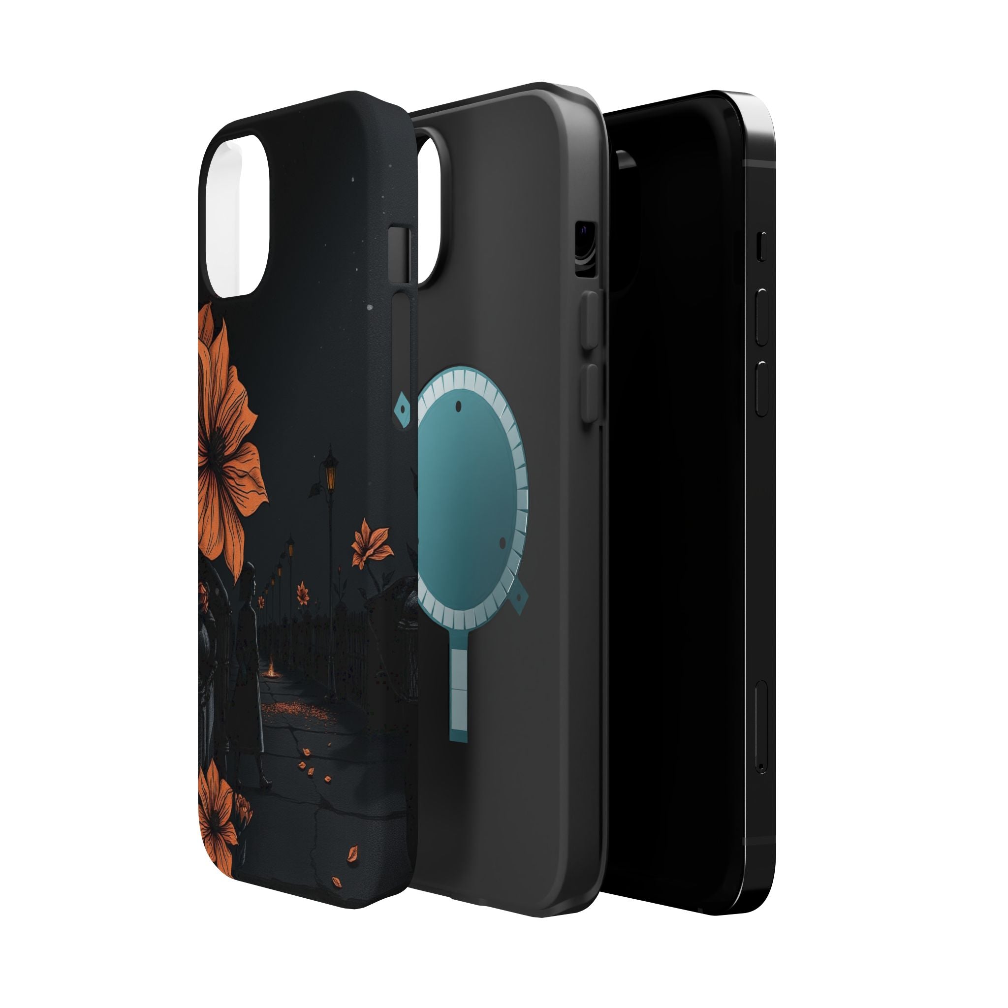 iPhone Night Bloomer Electric Art Bold Modern Everyday Snap Case · iPhone Case