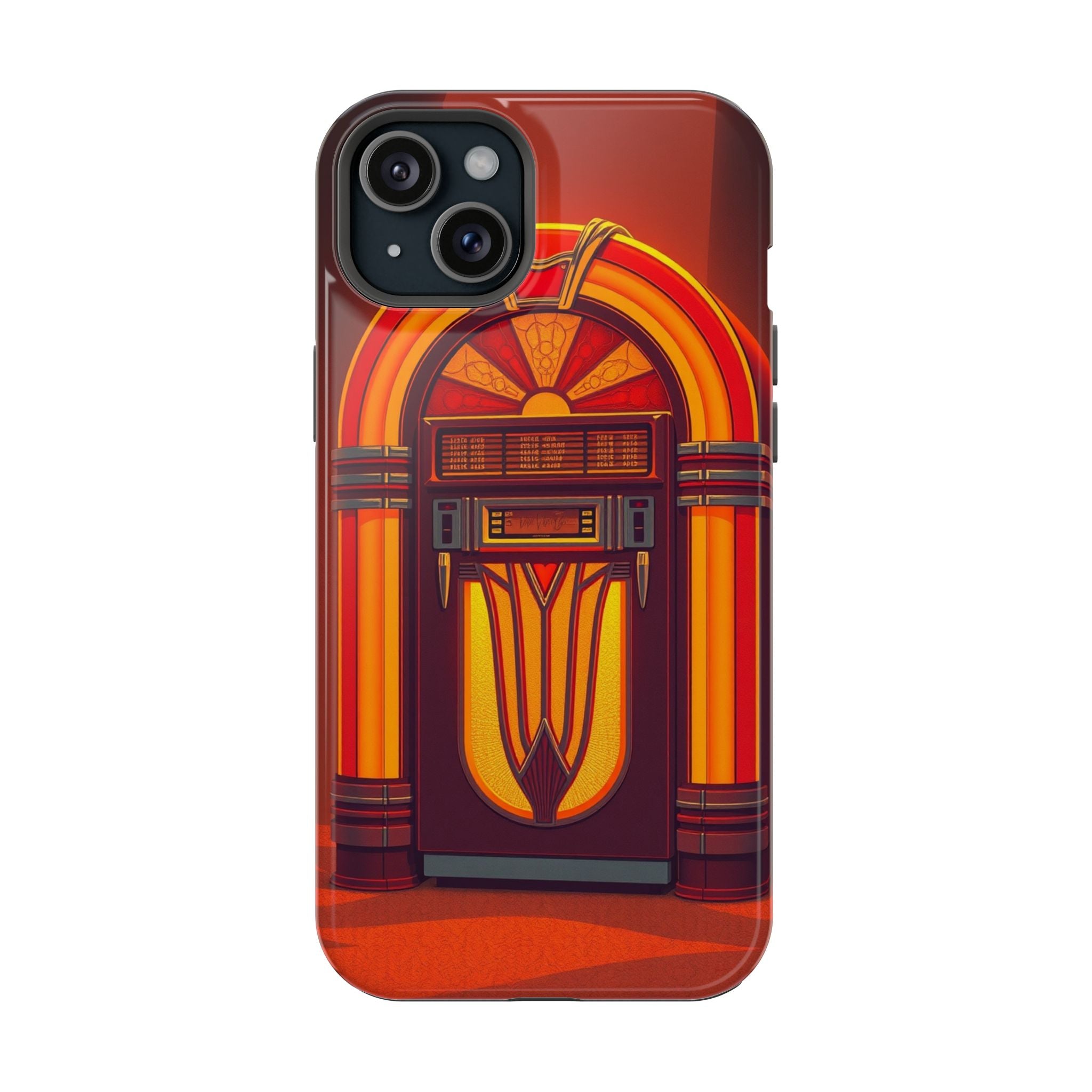 iPhone Jukebox Glow Pop Art Bold Bold Modern Everyday Snap Case · iPhone Case