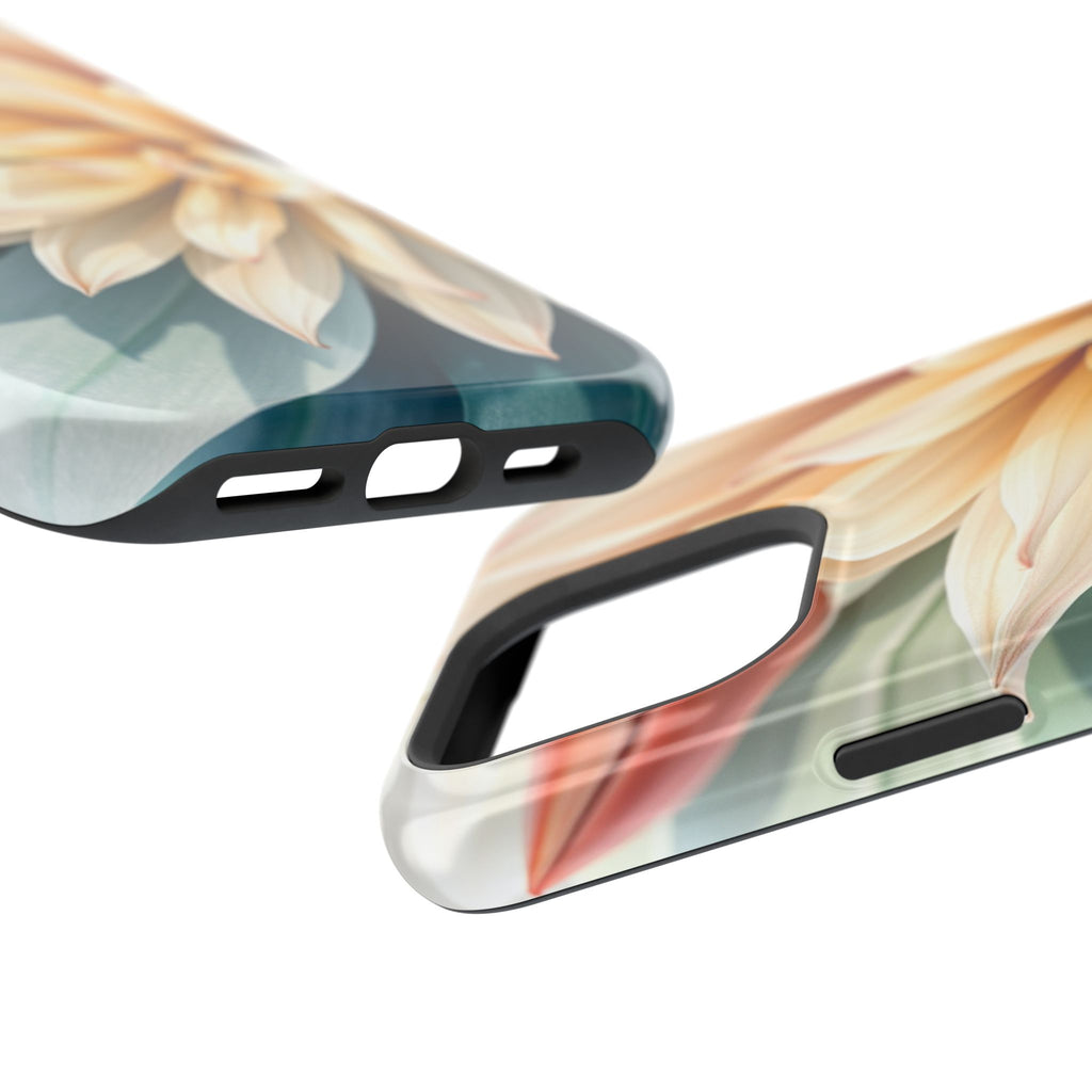 iPhone Neon Floral Radiant Design Clean Minimal Snap Case · iPhone Case