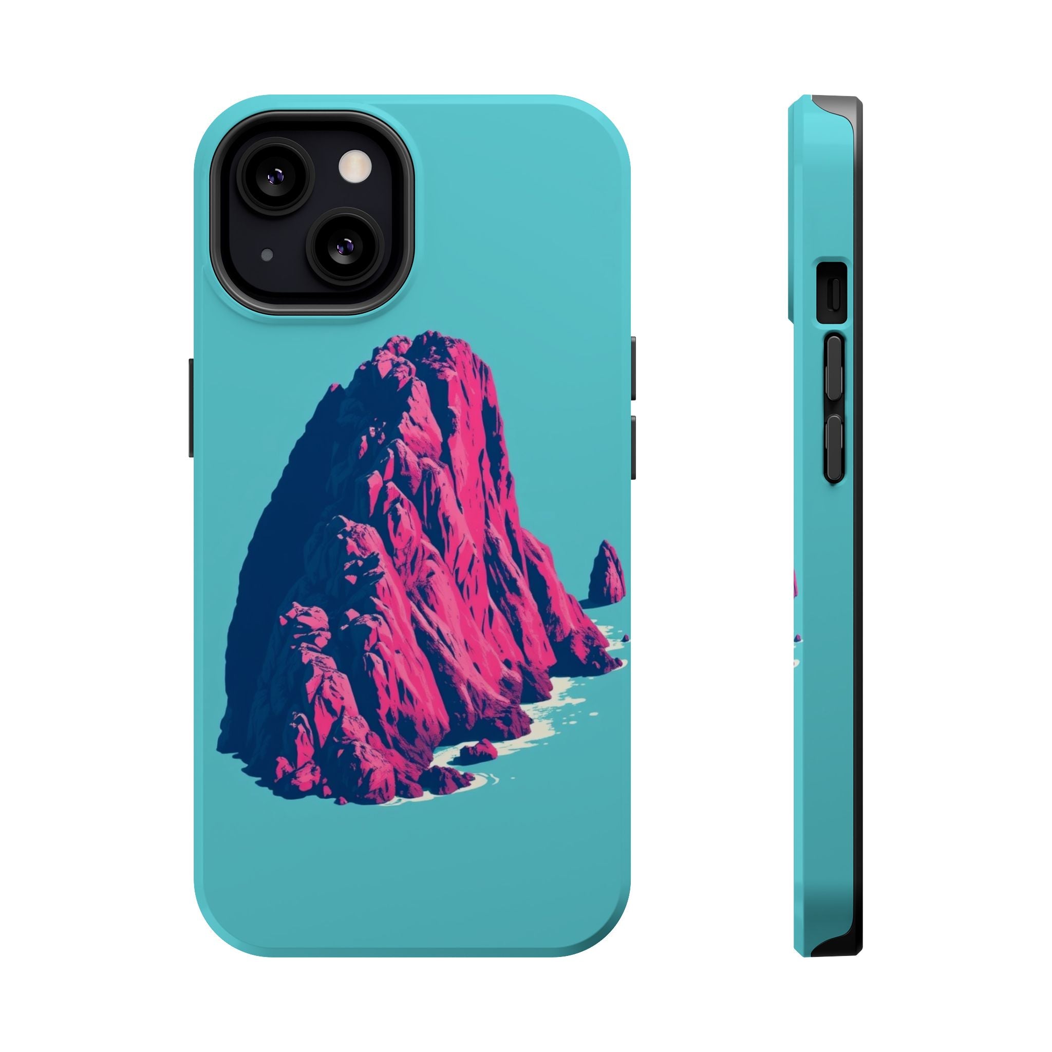 iPhone Rocky Coastline Pop Art Bold Slim Everyday Designer Case · iPhone Case