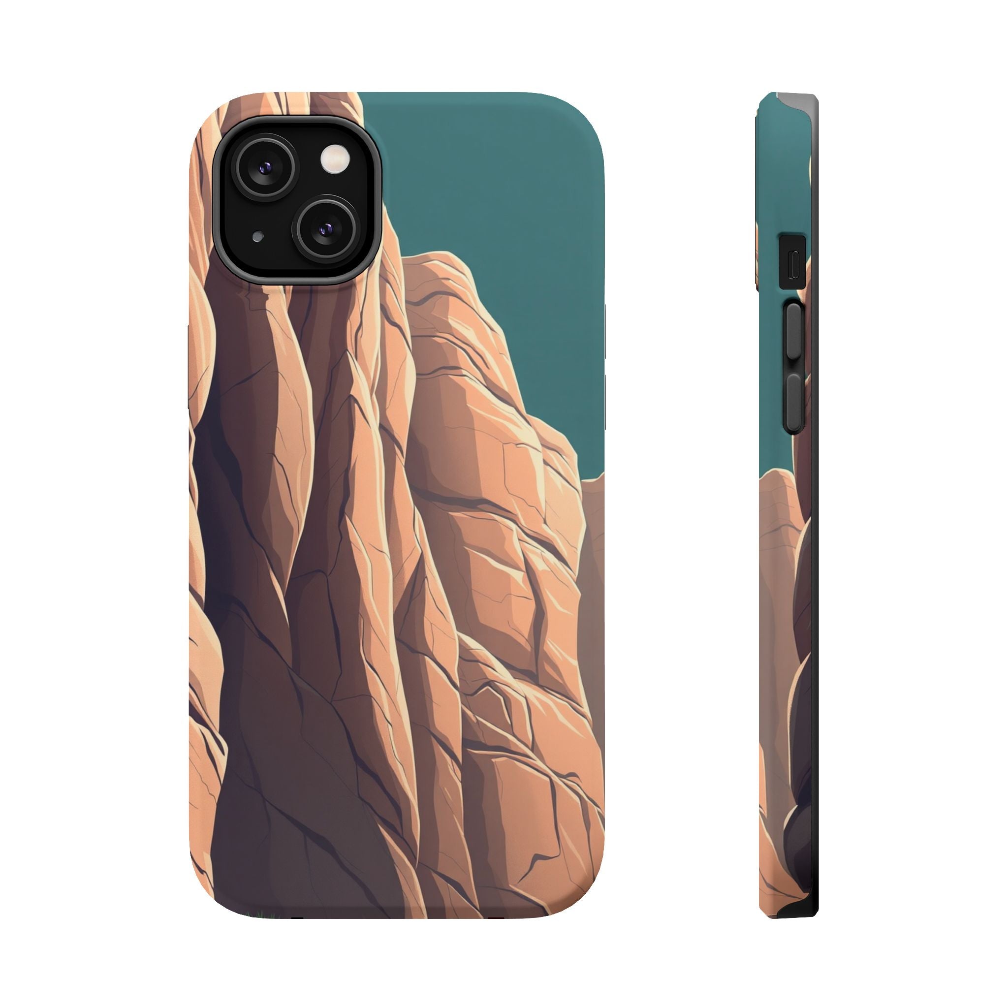 iPhone Canyon Wall Dark Academia Bold Modern Everyday Snap Case · iPhone Case