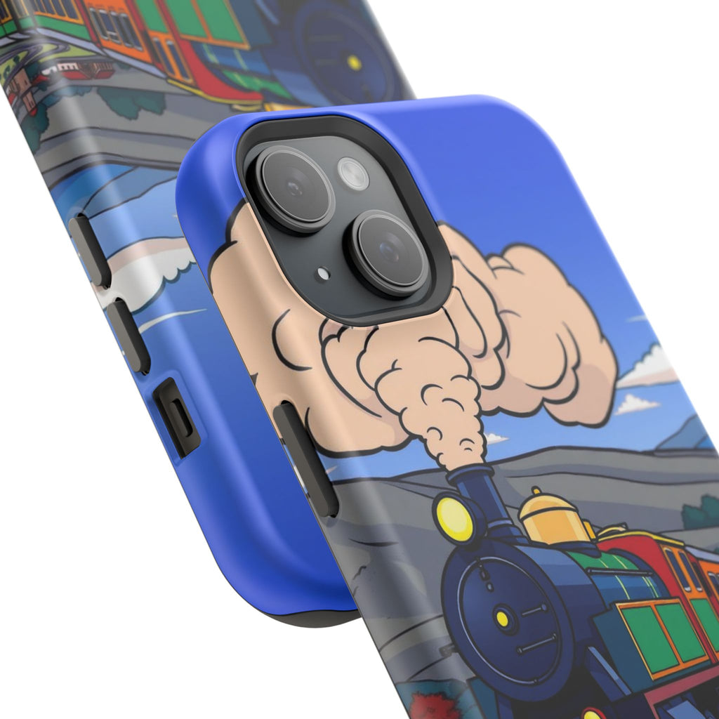 iPhone Steam Locomotive Puff Kids Fun iPhone Phone Case Gift Slim · iPhone Case