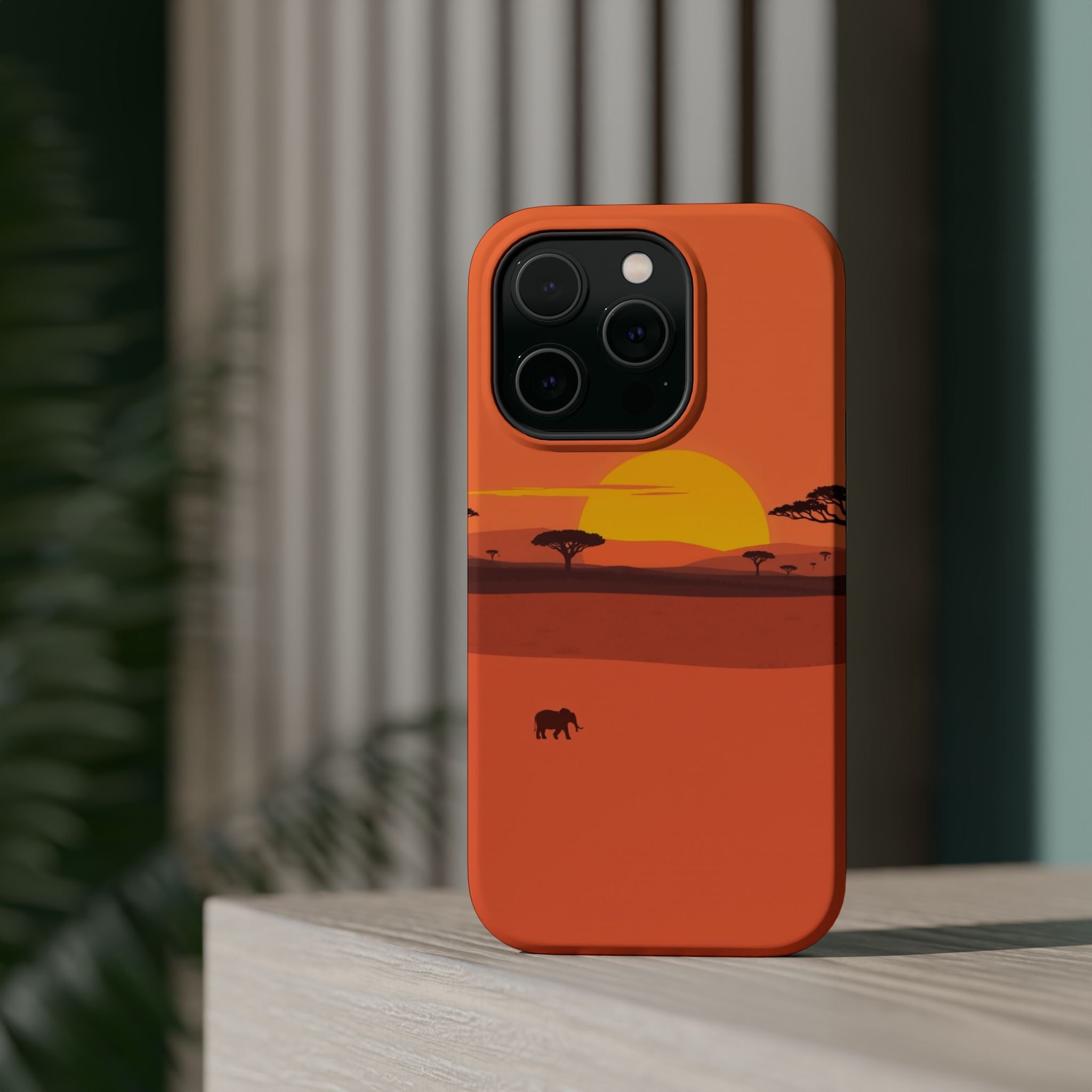 iPhone Sunset Amber And Peach Savanna Horizon Slim iPhone Everyday · iPhone Case