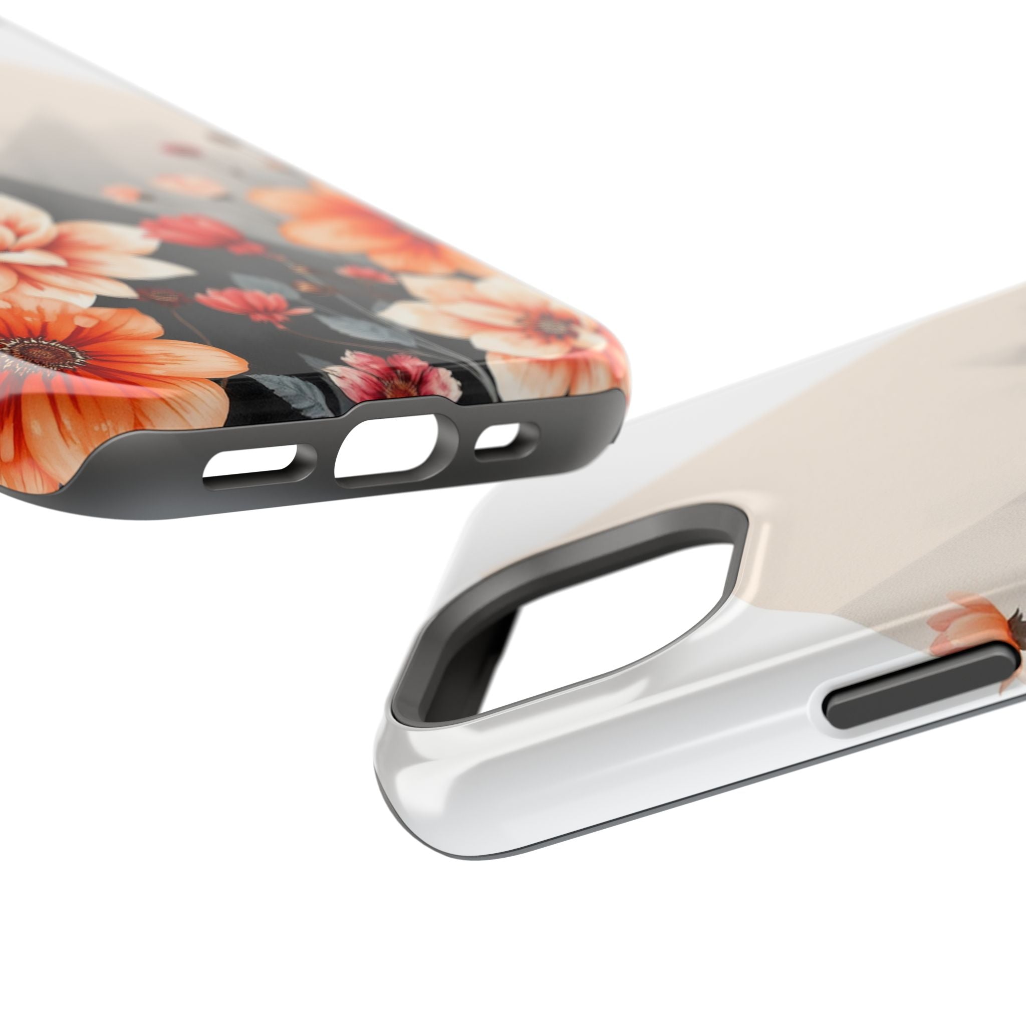 iPhone Floral Geometric Vibrant Design Slim Snap Case · iPhone Case