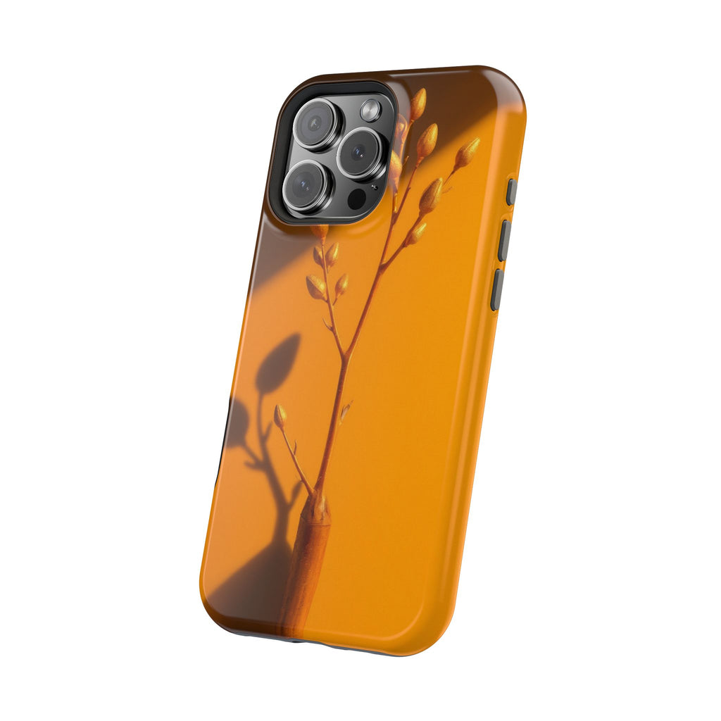 iPhone Mustard And Rust Minimalist Stem Slim Everyday iPhone Designer · iPhone C