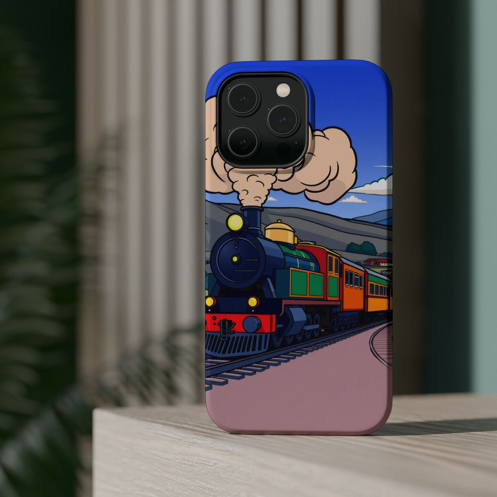 iPhone Steam Locomotive Puff Kids Fun iPhone Phone Case Gift Slim · iPhone Case