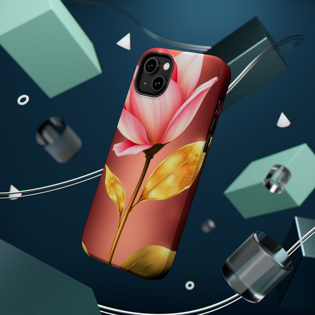 iPhone Dreamy Bloom and Leaf Design 14 Slim Everyday Designer Case · iPhone Case