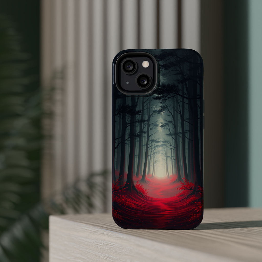 iPhone Dreamy Misty Forest Path Design Slim Everyday Designer Case · iPhone Case