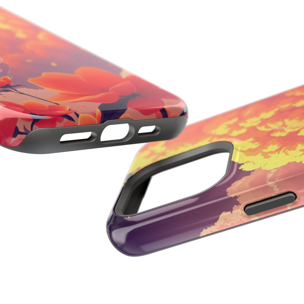 iPhone Sunset Amber And Peach Petal Storm Slim iPhone Everyday Designer · iPhone