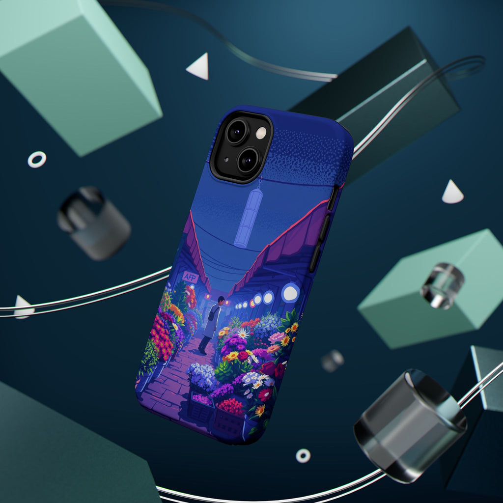 iPhone Flower Market Electric Art Bold Modern Everyday Snap Case · iPhone Case
