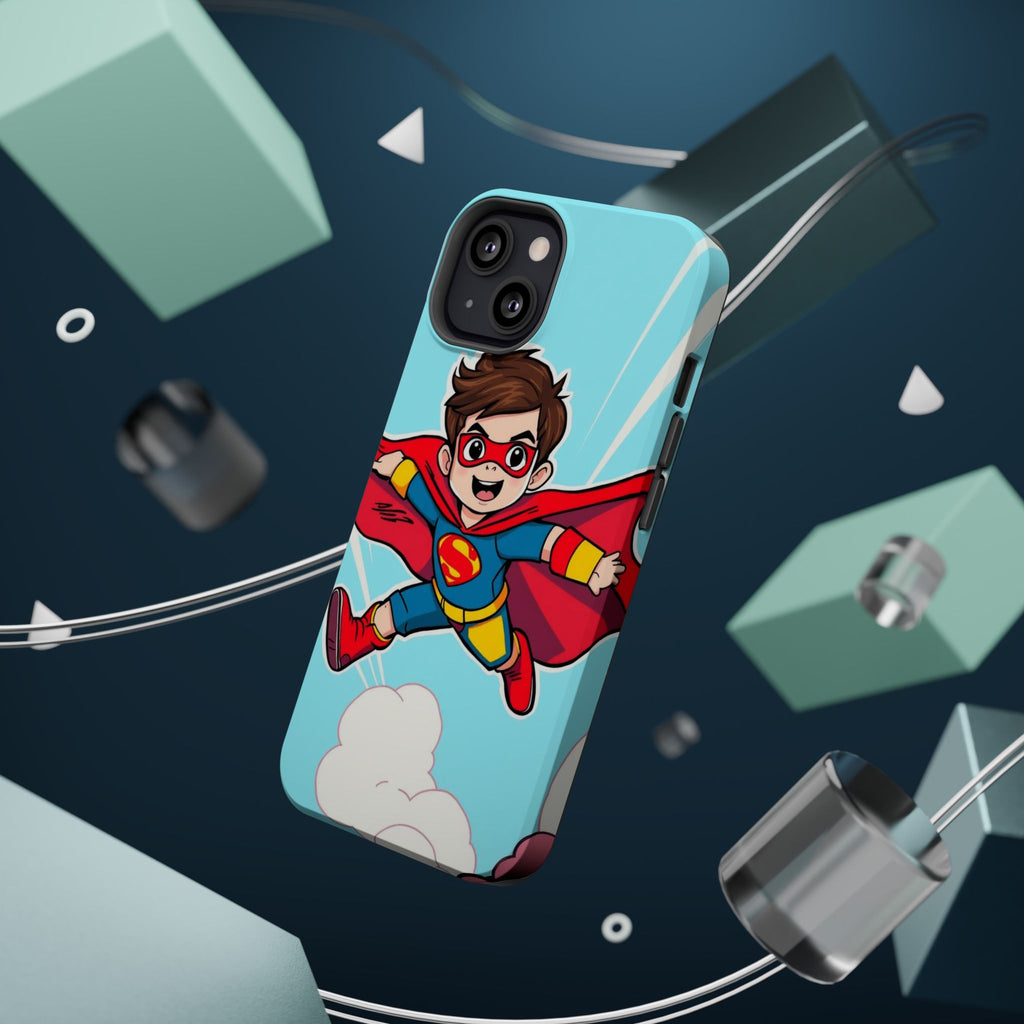 iPhone Kid Superhero Flying Kids Fun iPhone Phone Case Gift Slim · iPhone Case