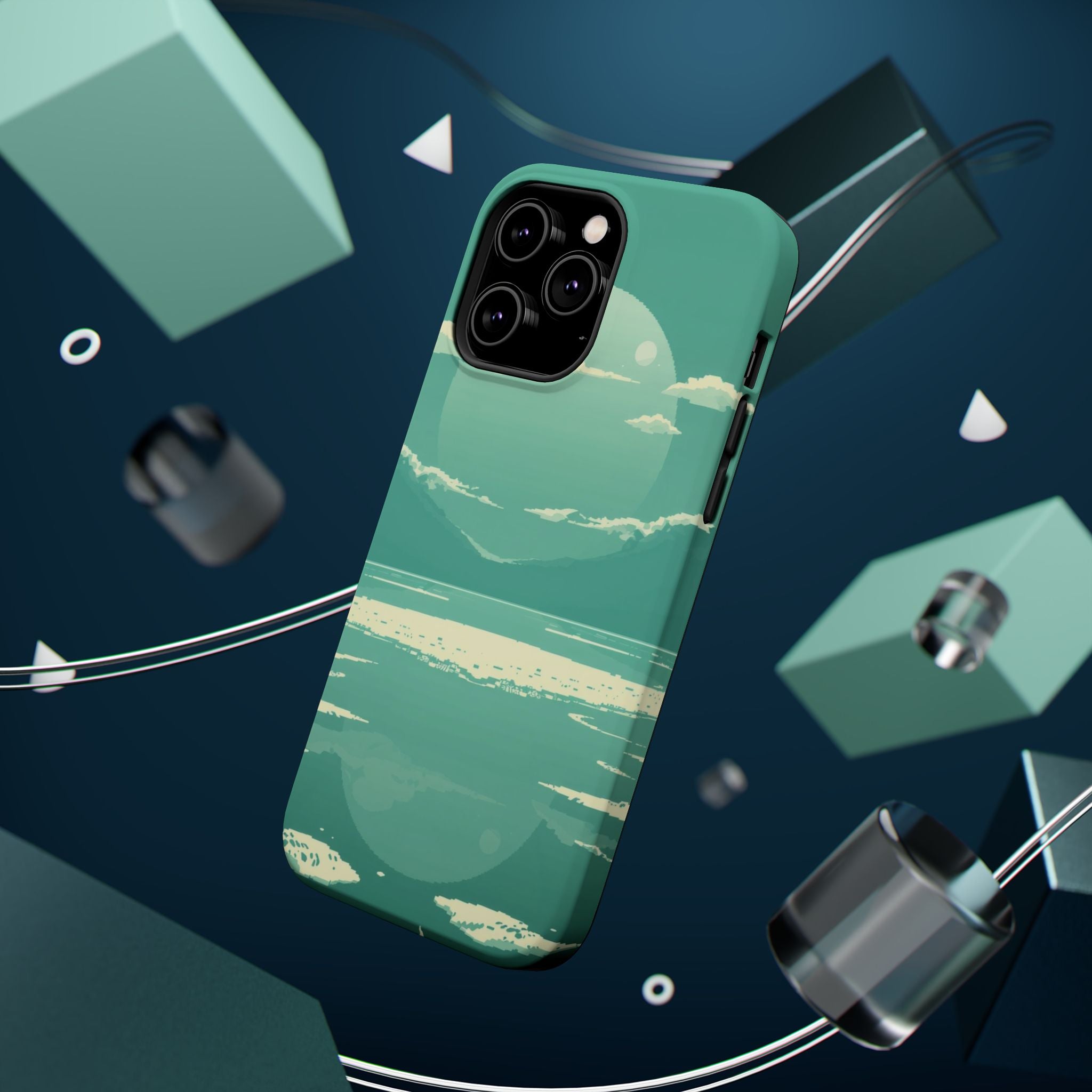 iPhone Earthy Salt Flat Mirror Design Slim Everyday iPhone 13 Designer · iPhone