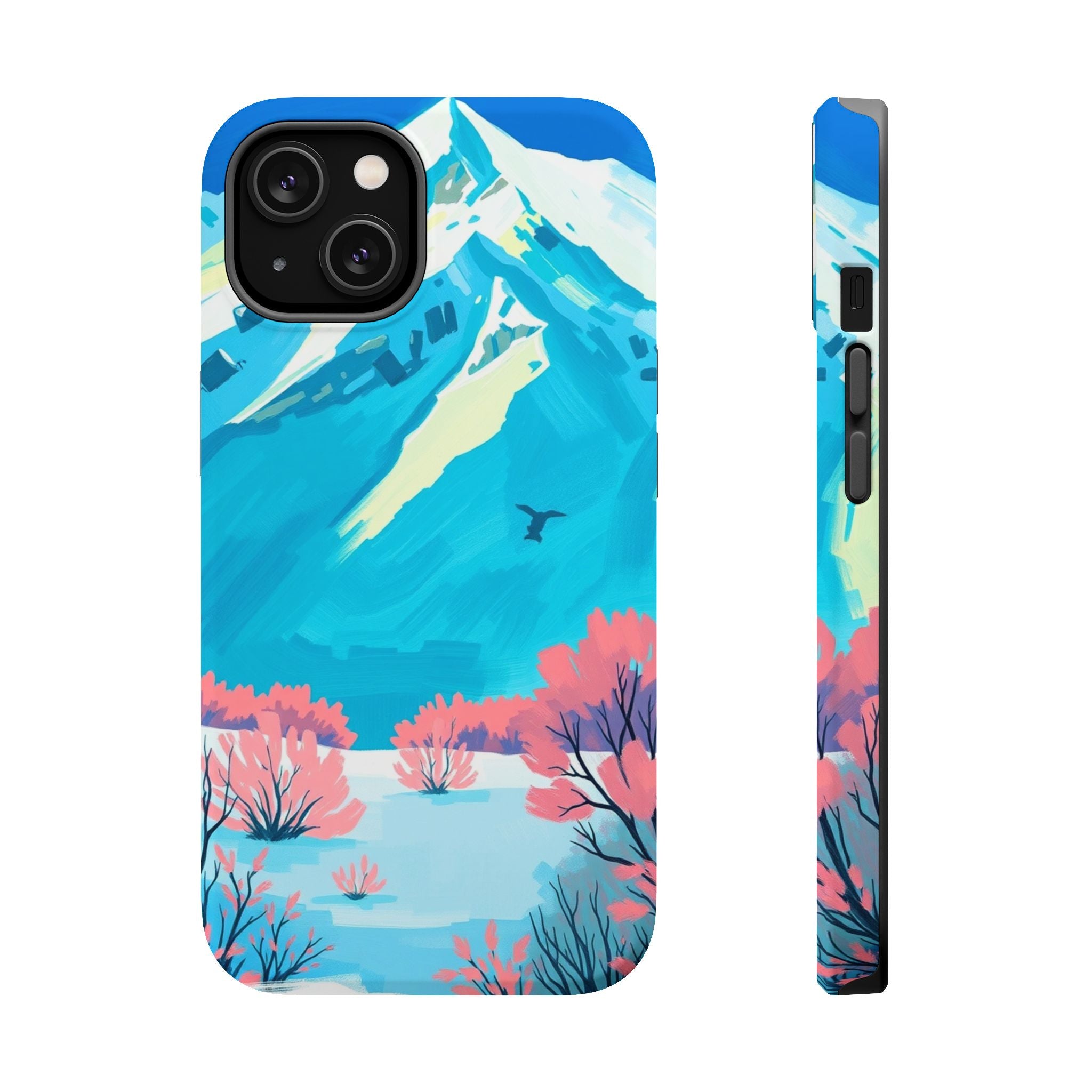 iPhone Snow Field Electric Art Slim Everyday Designer Case · iPhone Case