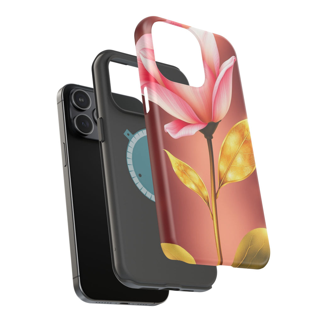 iPhone Dreamy Bloom and Leaf Design 14 Slim Everyday Designer Case · iPhone Case