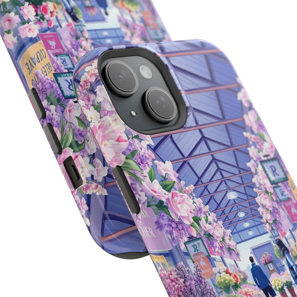 iPhone Flower Market Cinematic Art Clean Minimal Snap Cas Slim Snap Case · iPhon
