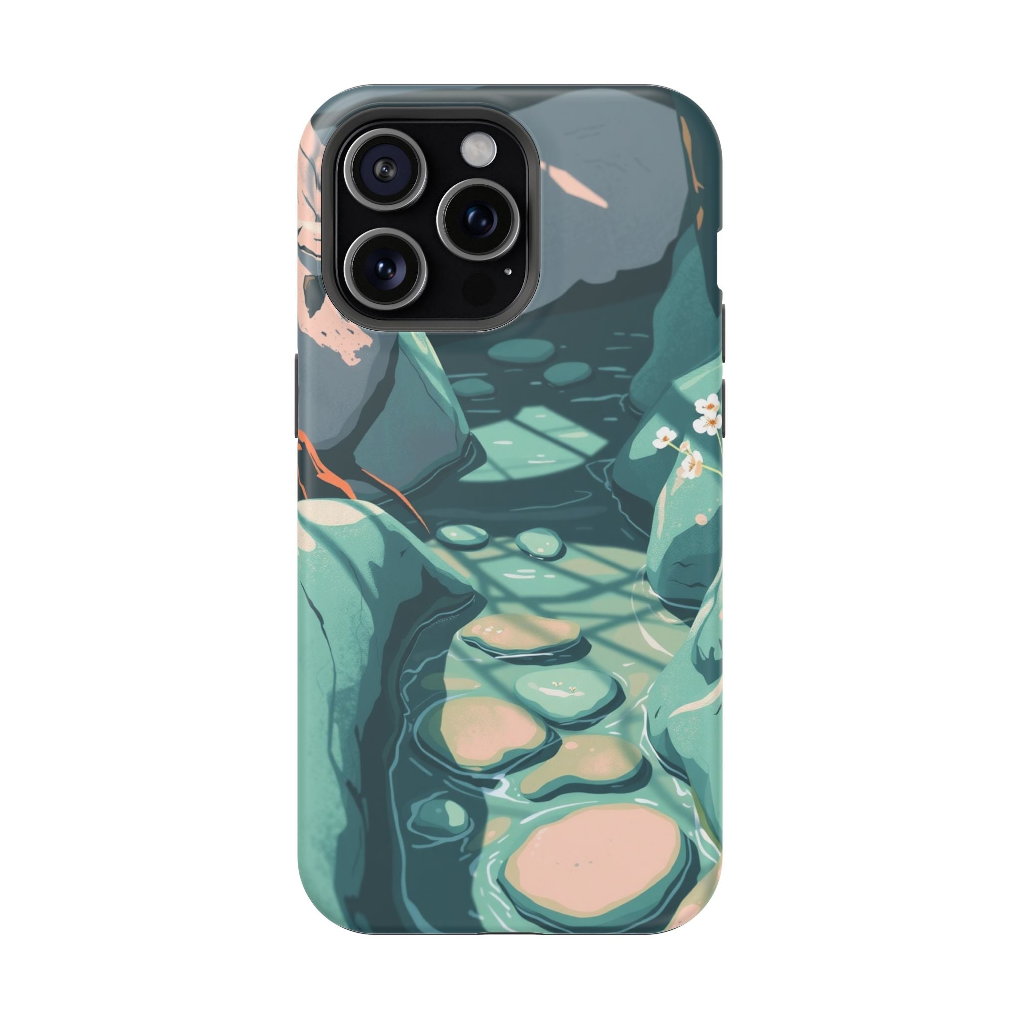 iPhone Vibrant Spring Creek Design 19 Slim Everyday Designer Case · iPhone Case