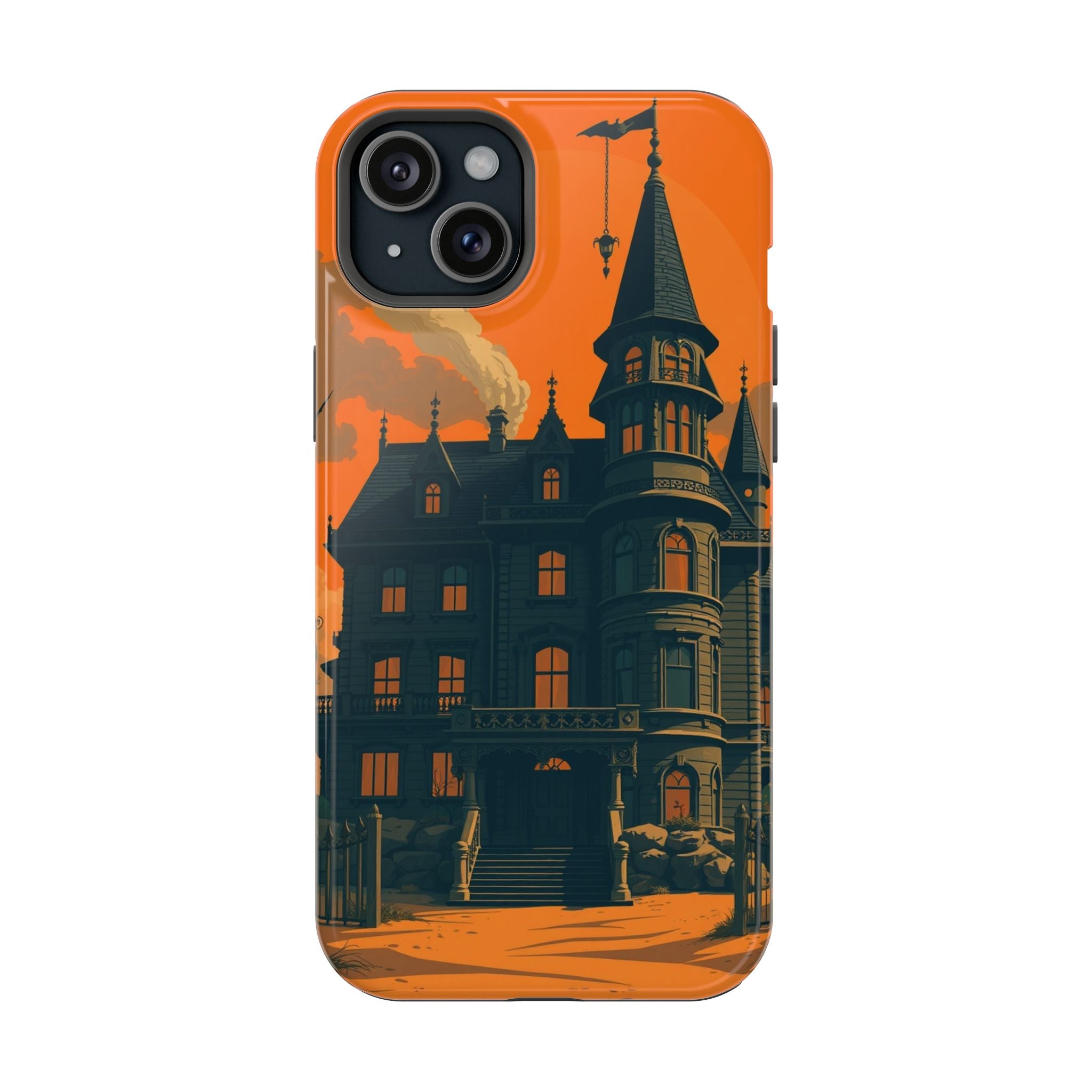 iPhone Vibrant Haunted Mansion Design Slim Everyday Designer Case · iPhone Case