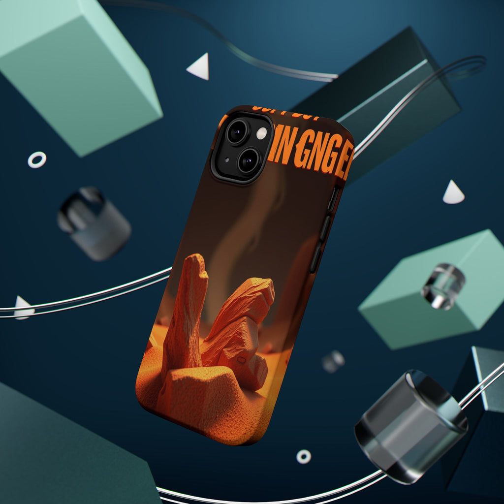 iPhone Earthy Soft but Unhinged Design Slim Everyday Designer Case · iPhone Case