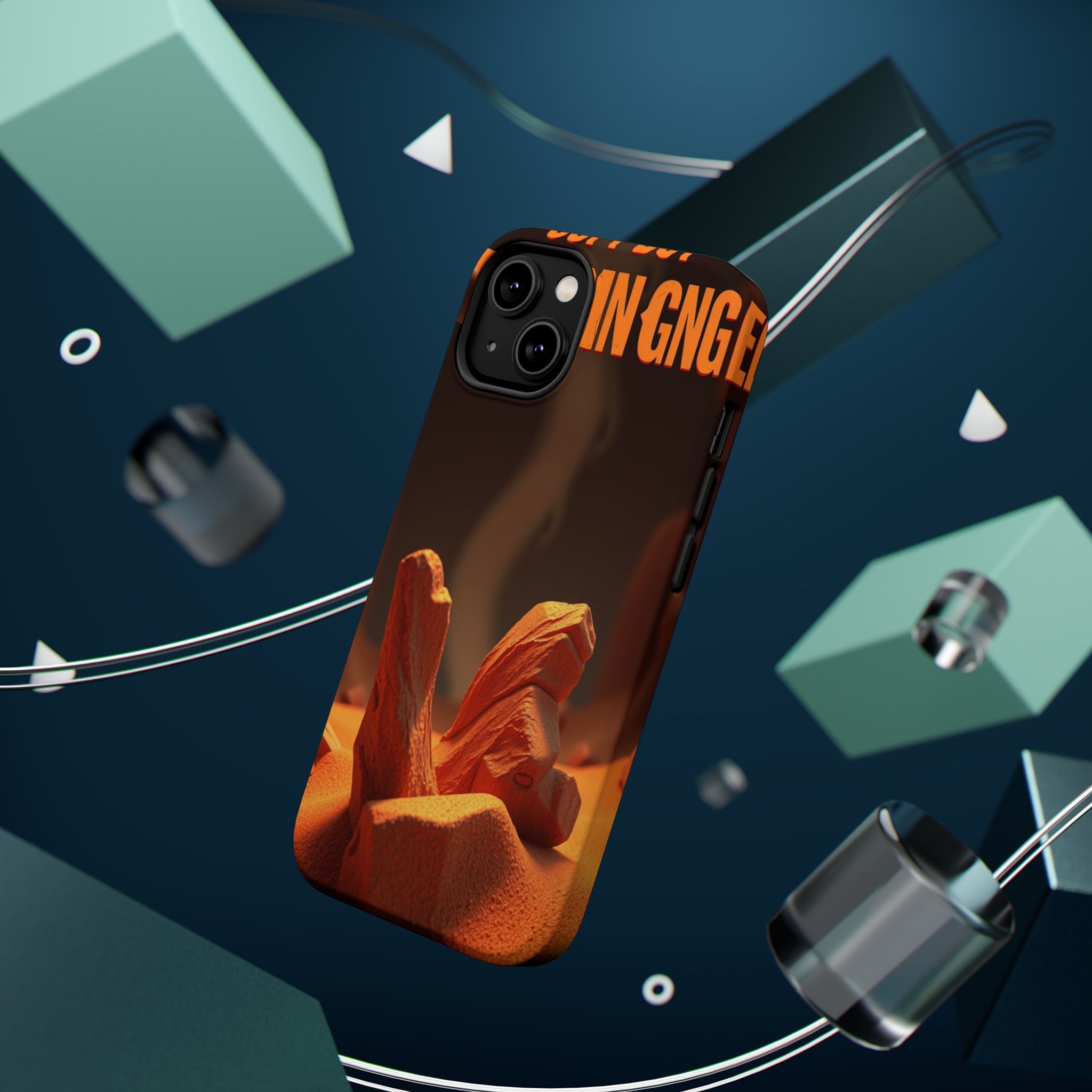 iPhone Earthy Soft but Unhinged Design Slim Everyday Designer Case · iPhone Case