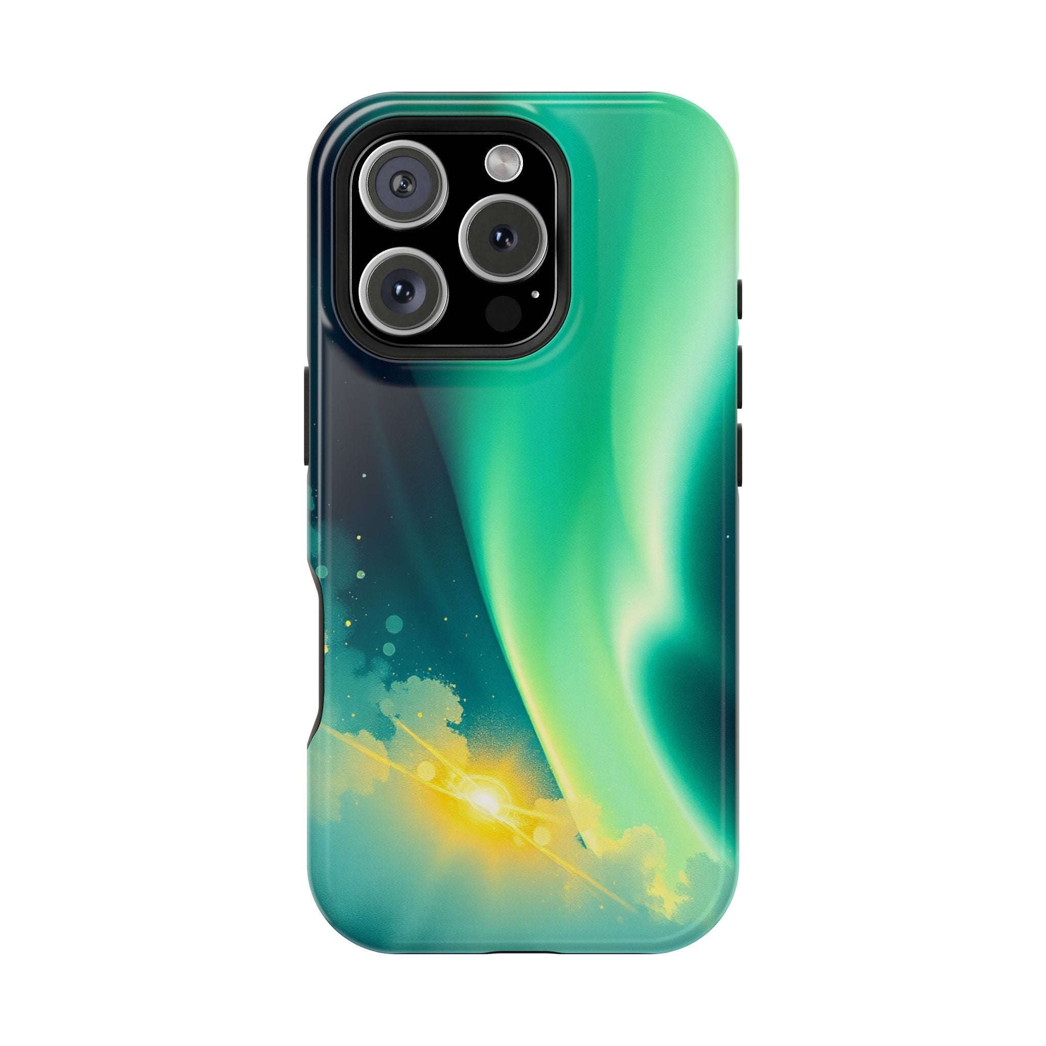 iPhone Serene Aurora Plasma Design Bold Modern Everyday Snap Case · iPhone Case