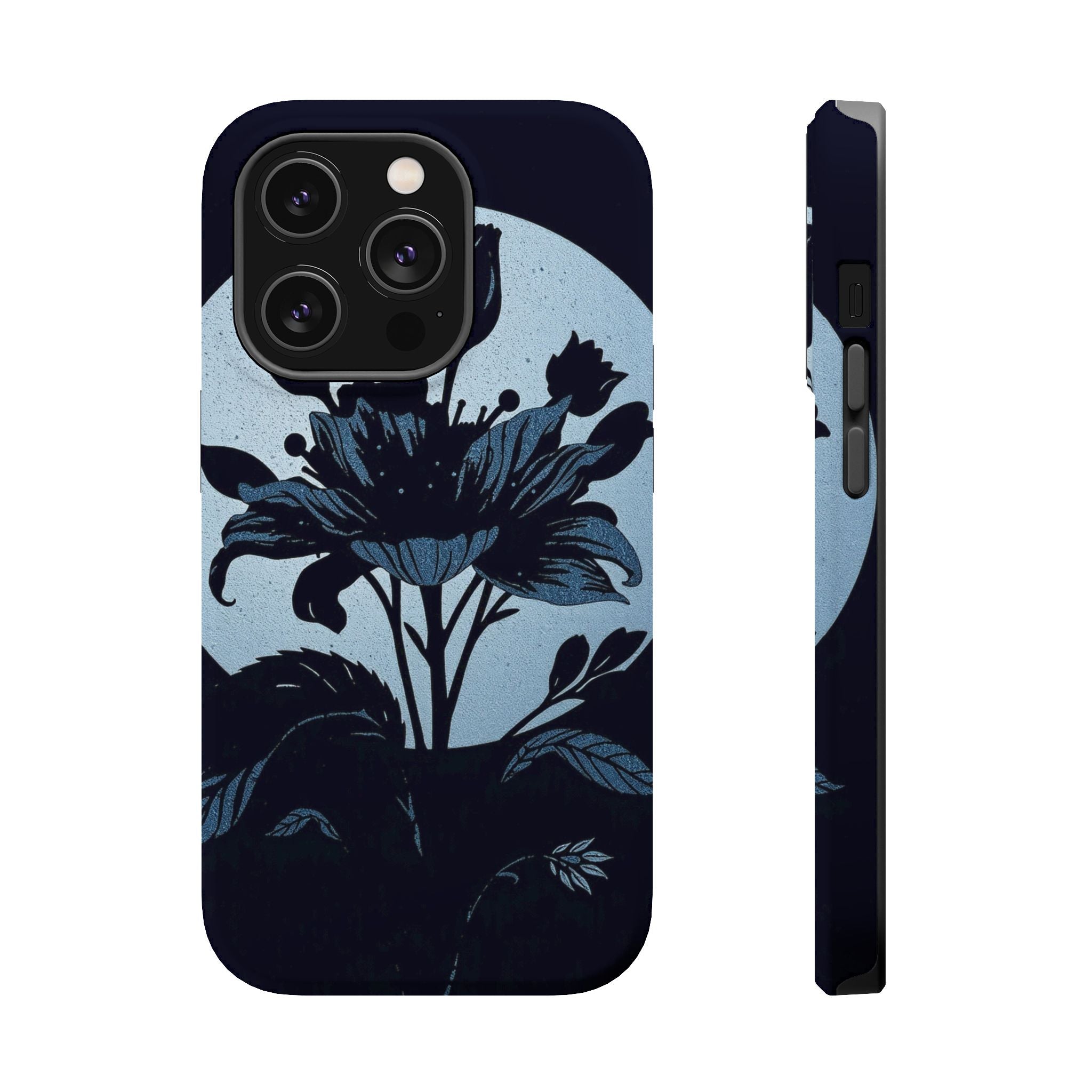 iPhone Radiant Floral Silhouette Design Slim Everyday Designer Case · iPhone Cas