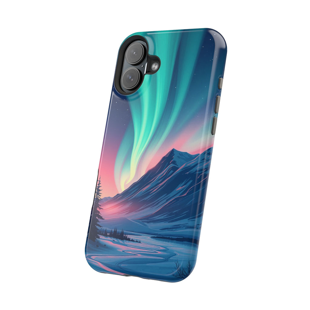 iPhone Mint And Blush Northern Lights Slim Everyday iPhone 18 Designer · iPhone