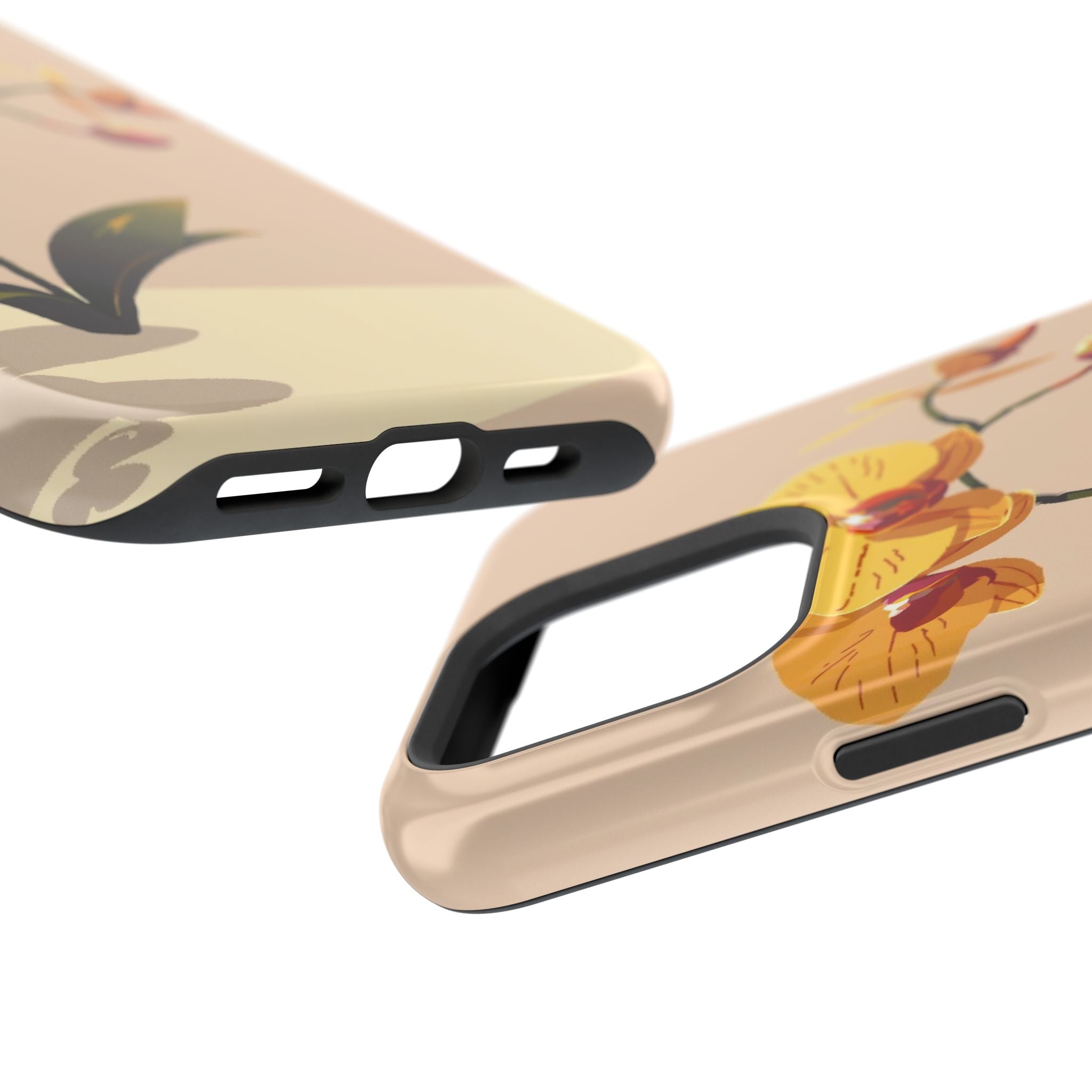 iPhone Orchid Study Pixel Art -Bit Bold Modern Everyday Snap Case · iPhone Case