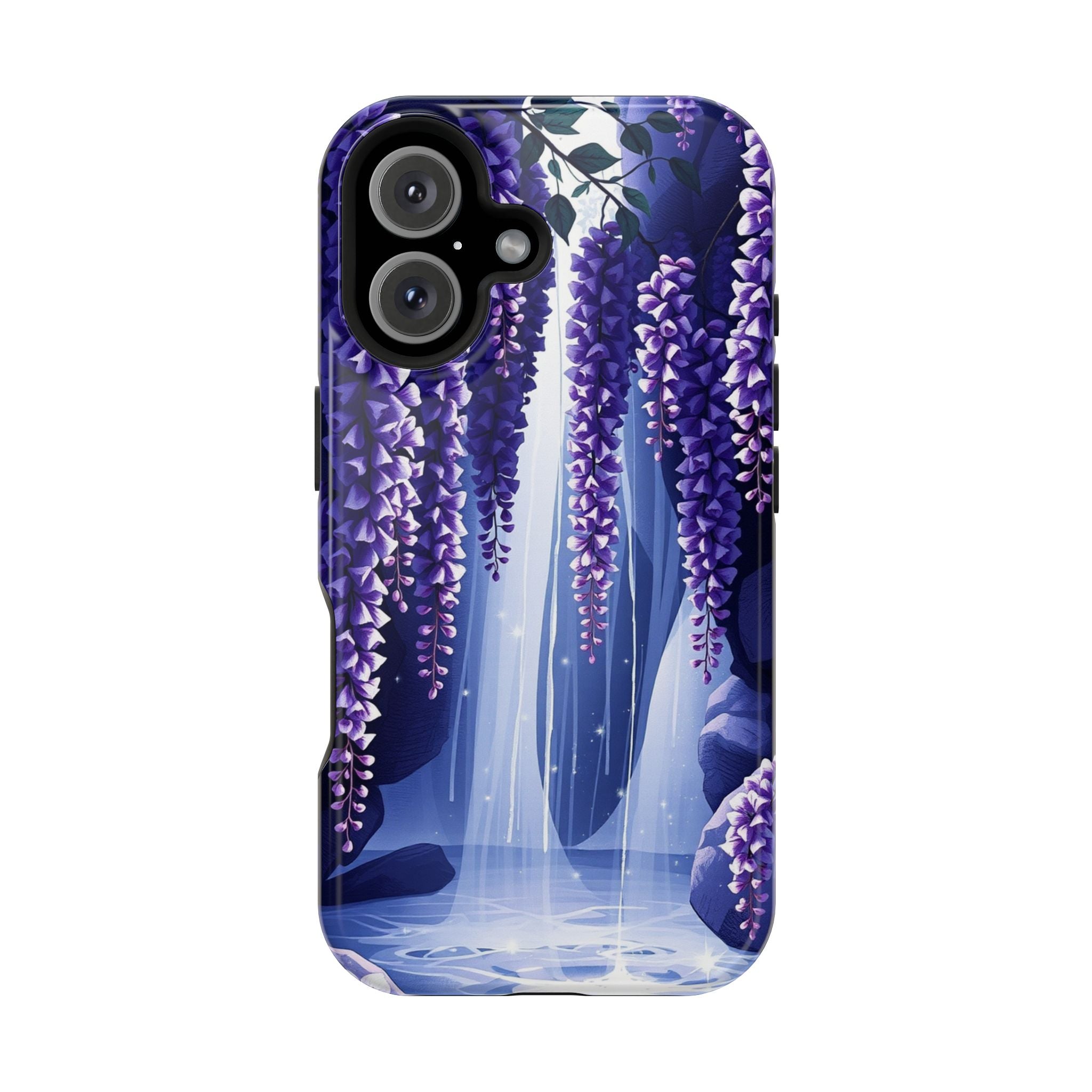 iPhone Wisteria Cascade Serene Design Slim Snap Case Ga · iPhone Case