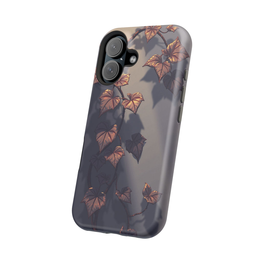 iPhone Charcoal And Copper Art Nouveau Vine Soft iPhone 13 Finish · iPhone Case
