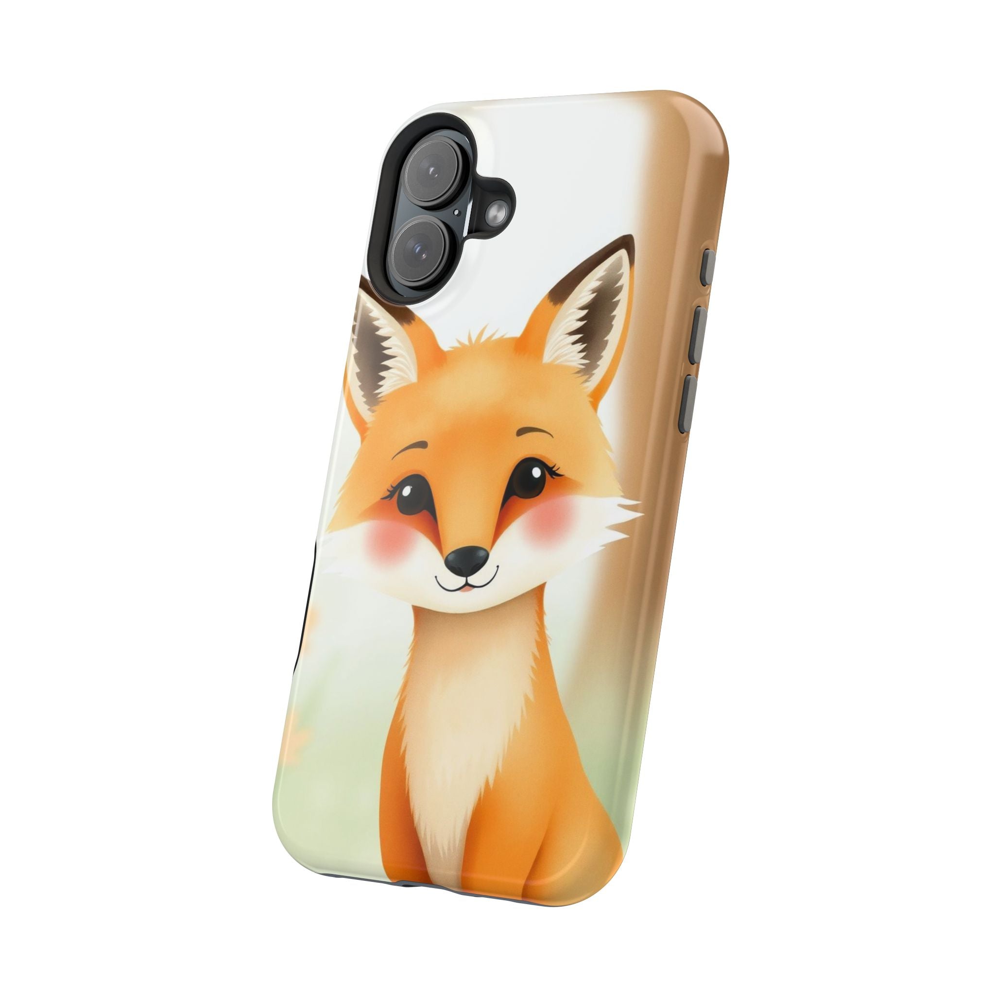 iPhone Watercolor Fox Portrait Kids Fun iPhone Phone Case Gift Slim · iPhone Cas
