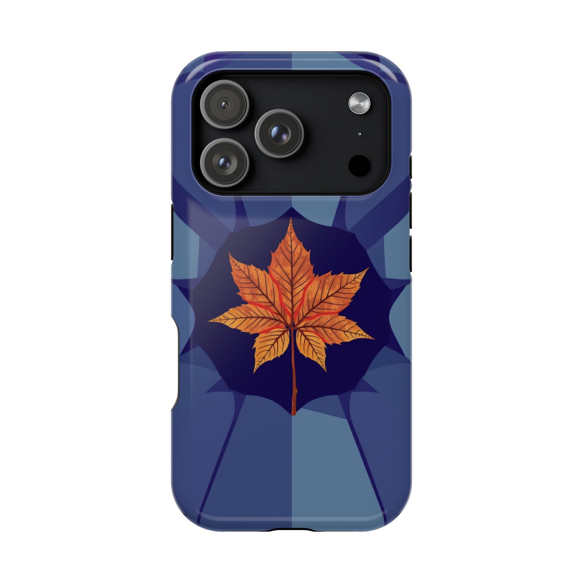 iPhone Autumn Maple Abstract Geometric Slim Everyday Designer Case · iPhone Case