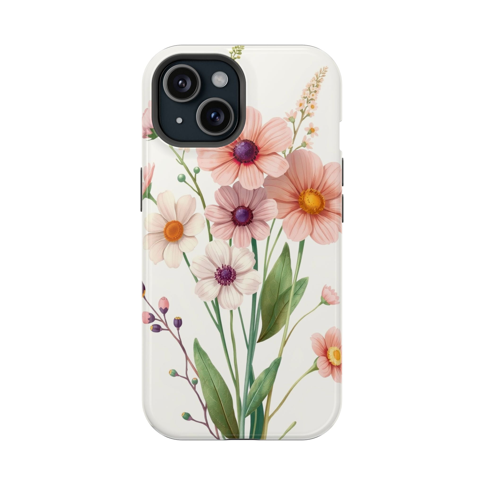 iPhone Wildflower Bunch Mystic Art Bold Modern Everyday Snap Case · iPhone Case