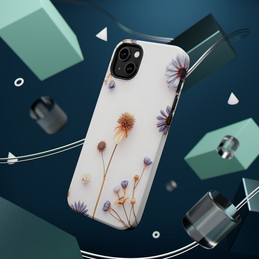 iPhone Dried Flower Flat Lay Bold Art Slim Everyday Designer Case · iPhone Case