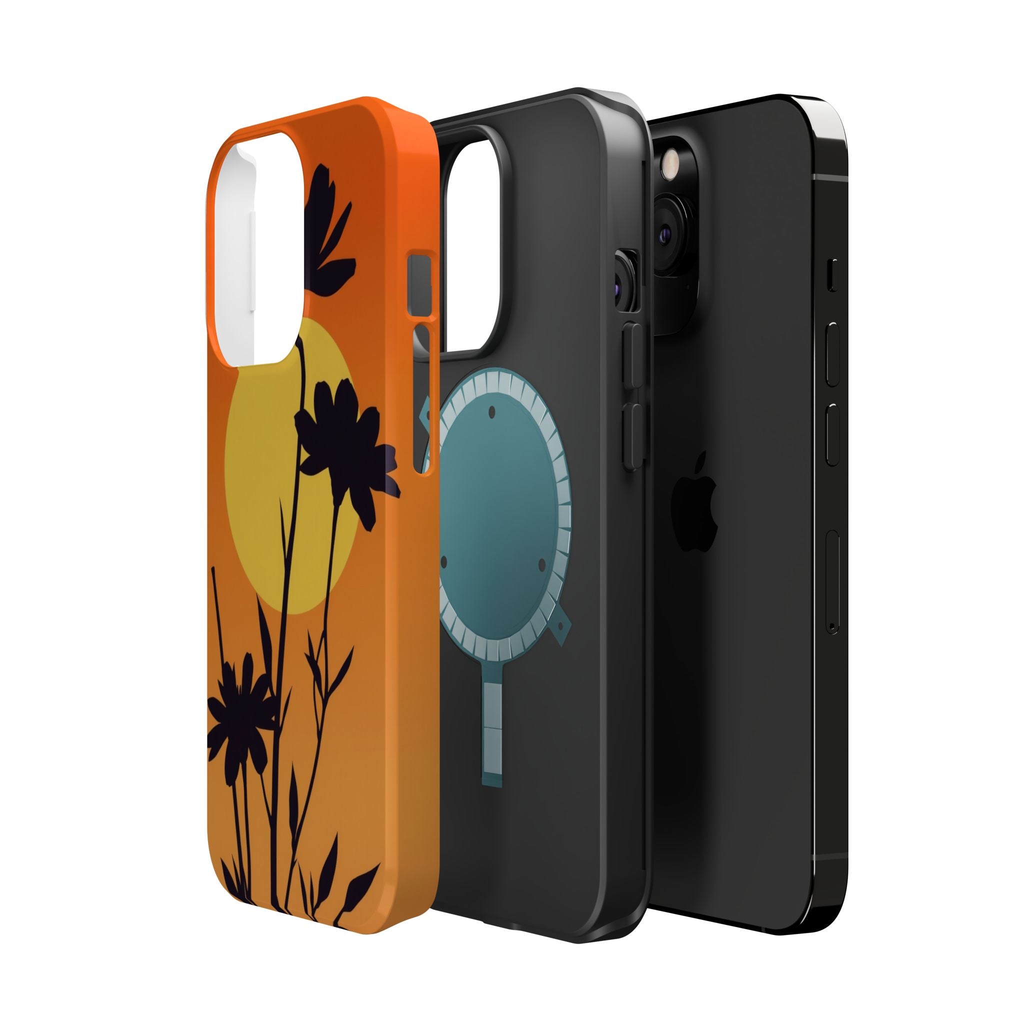 iPhone Vibrant Floral Silhouette Design Slim Everyday iPhone Designer · iPhone C