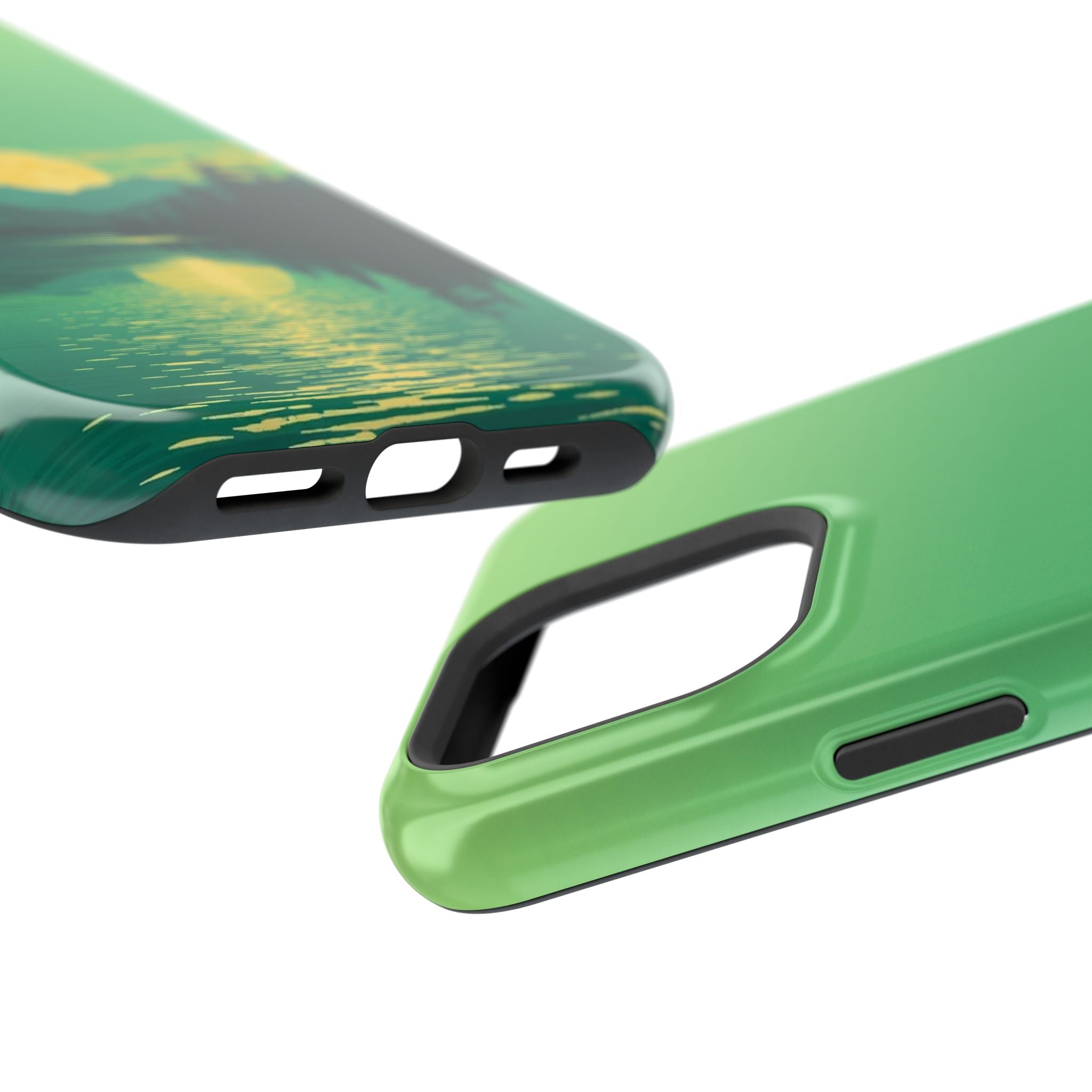 iPhone Lake at Twilight Risograph Print Slim Everyday iPhone Designer · iPhone C